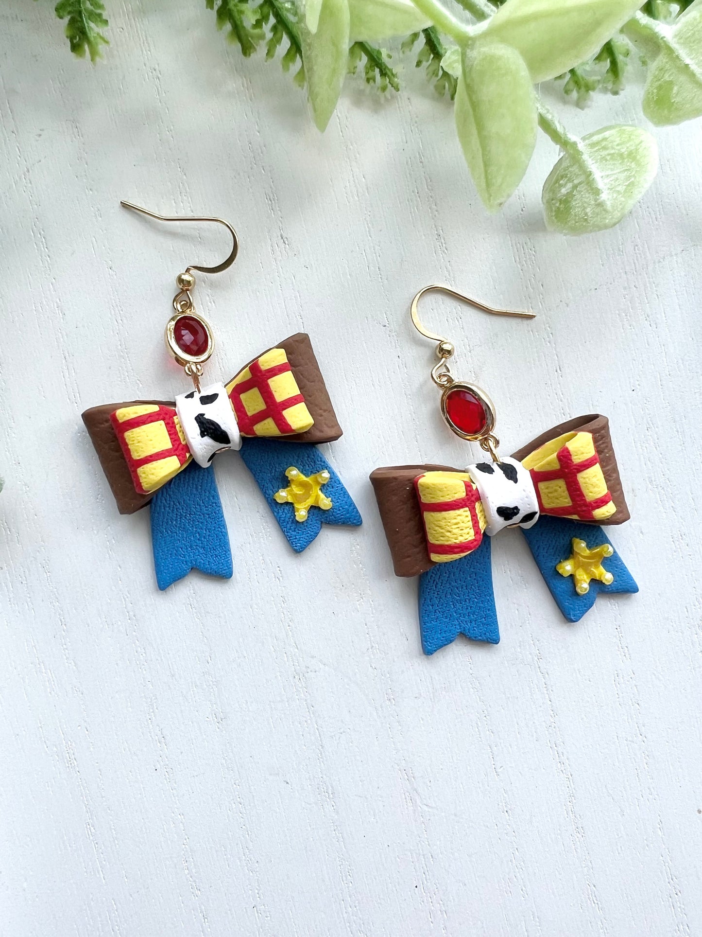 Woody Inspired Bow Dangles