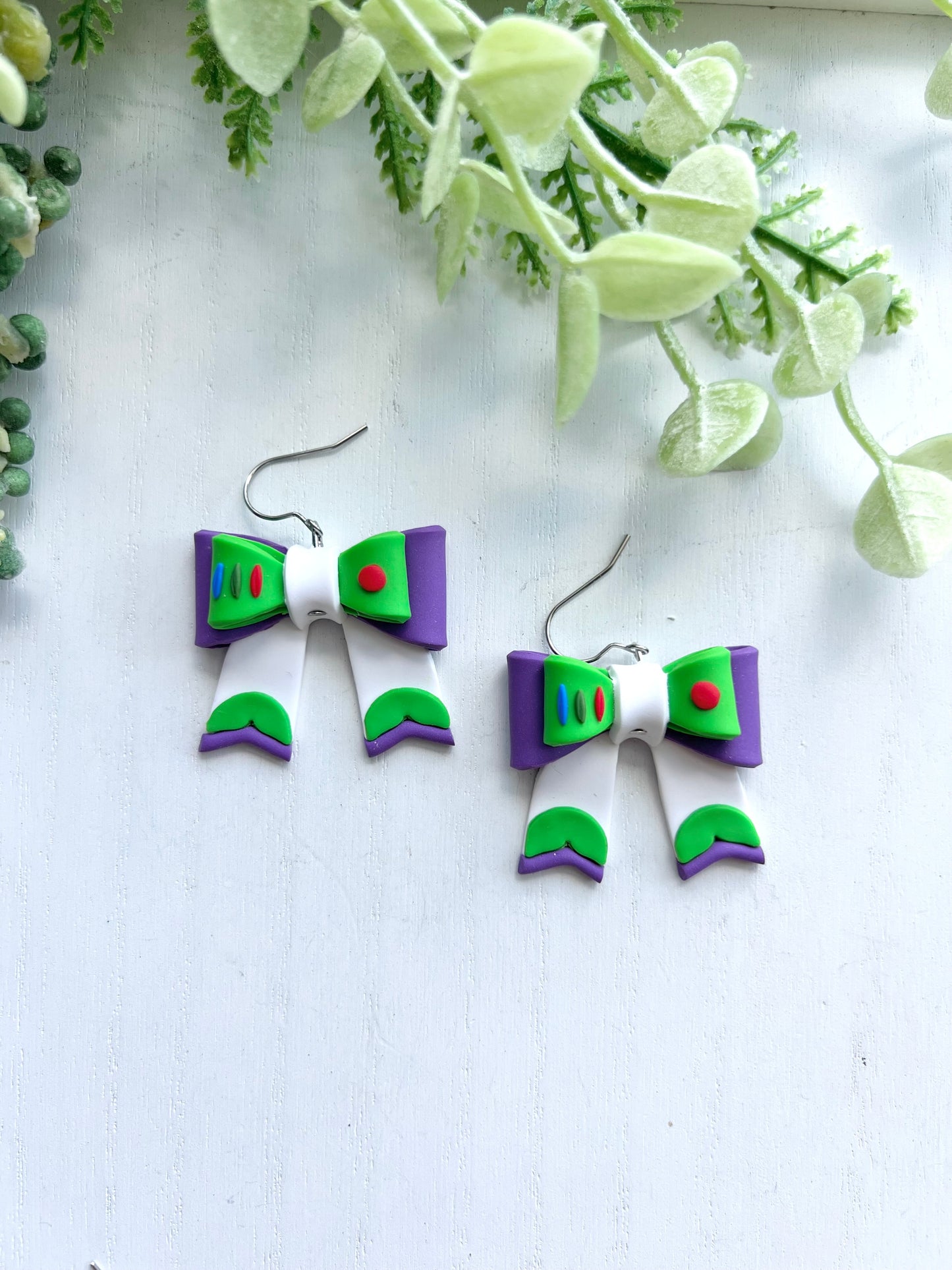 Buzz Inspired Bow Dangles