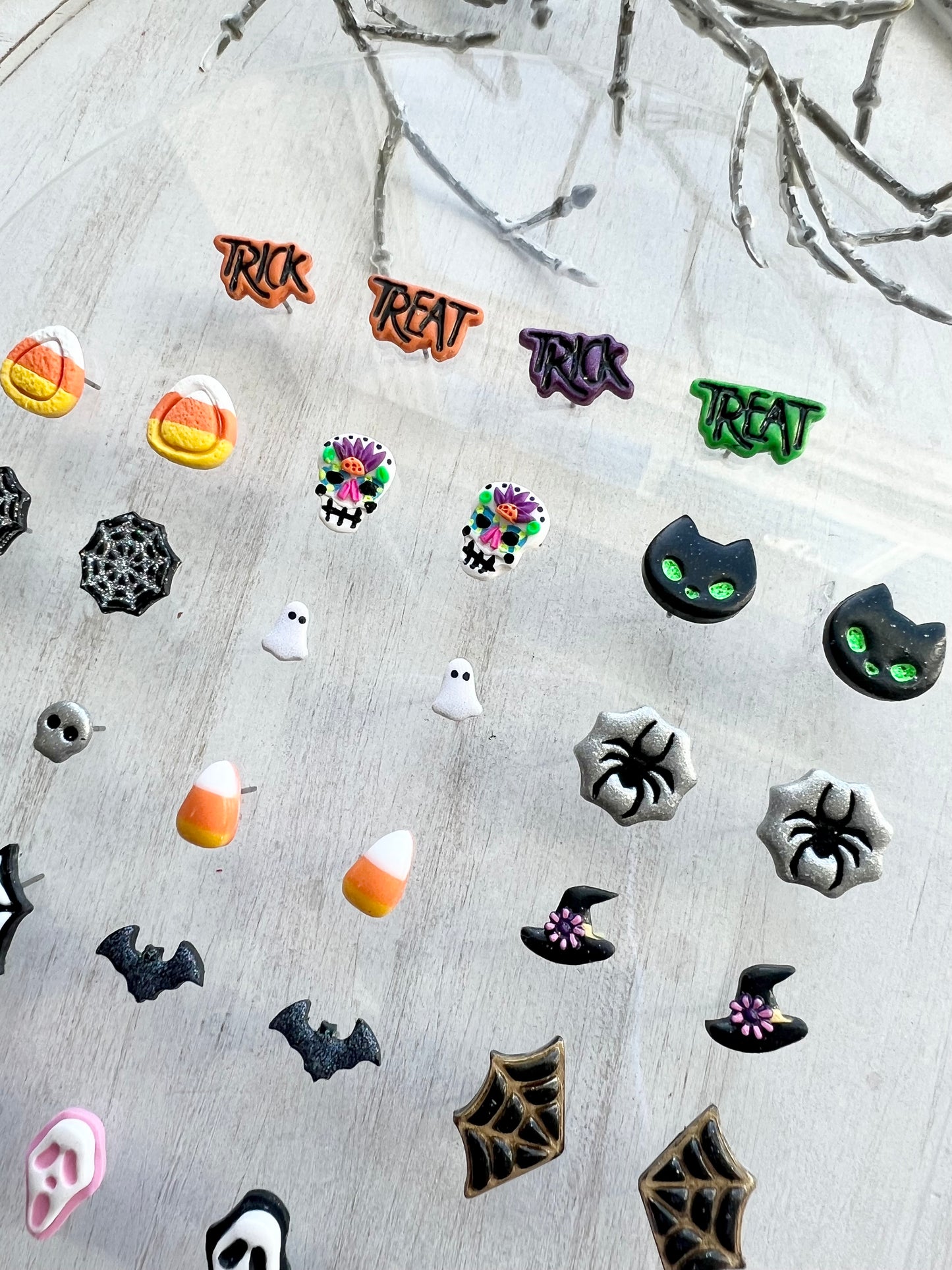 Halloween Studs (various styles)