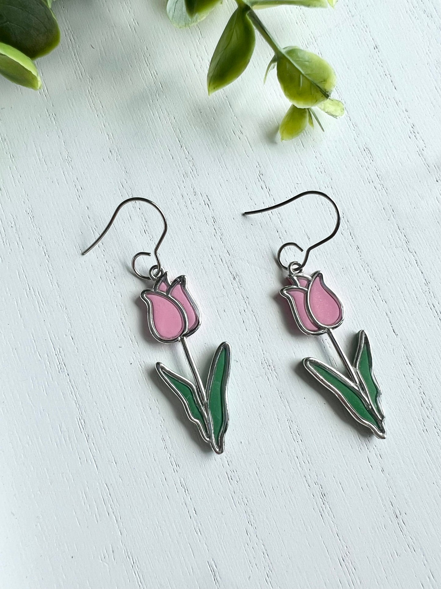 Resin Tulip Dangles