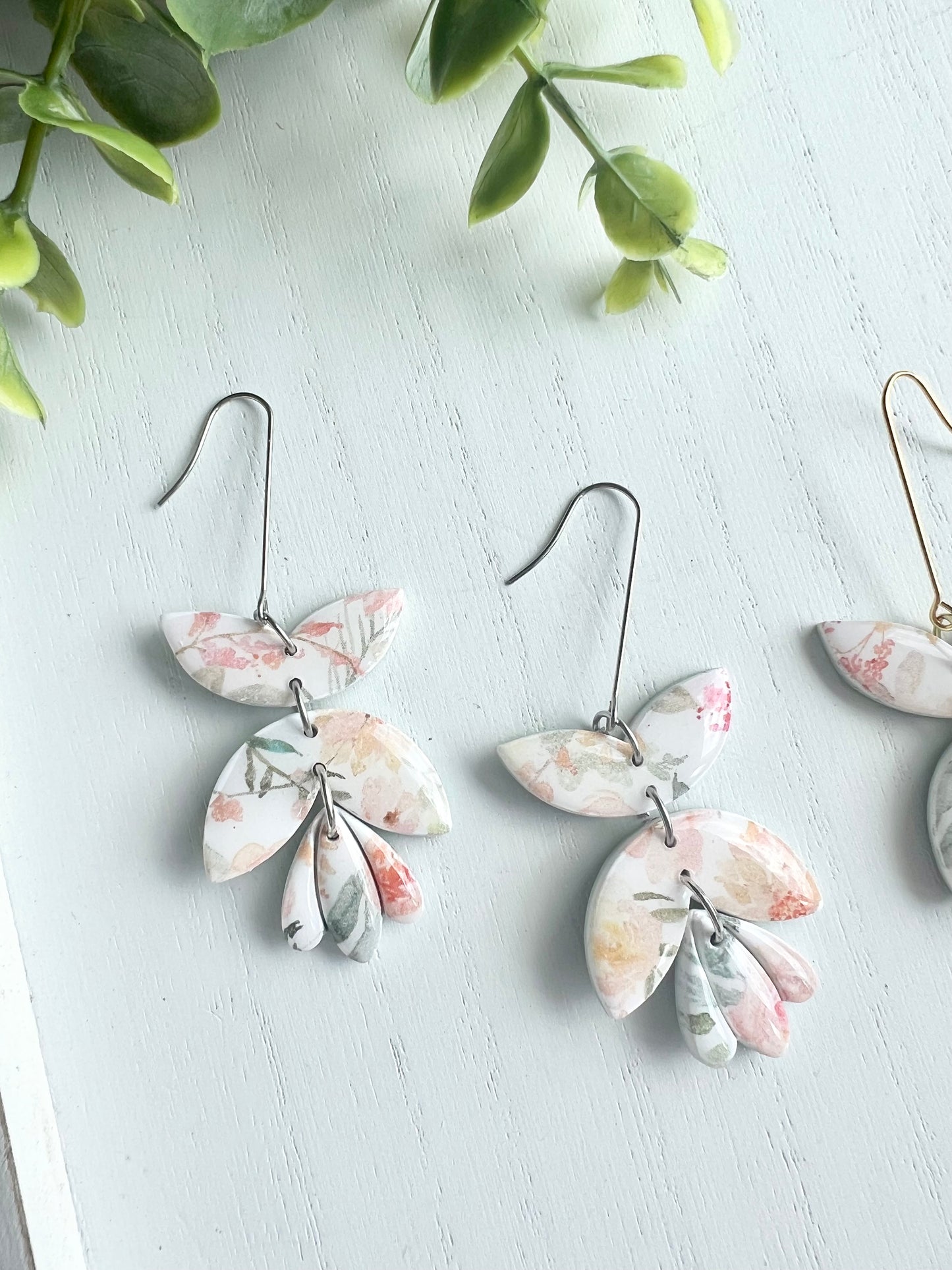 Spring Floral Print Floral Drop Dangels