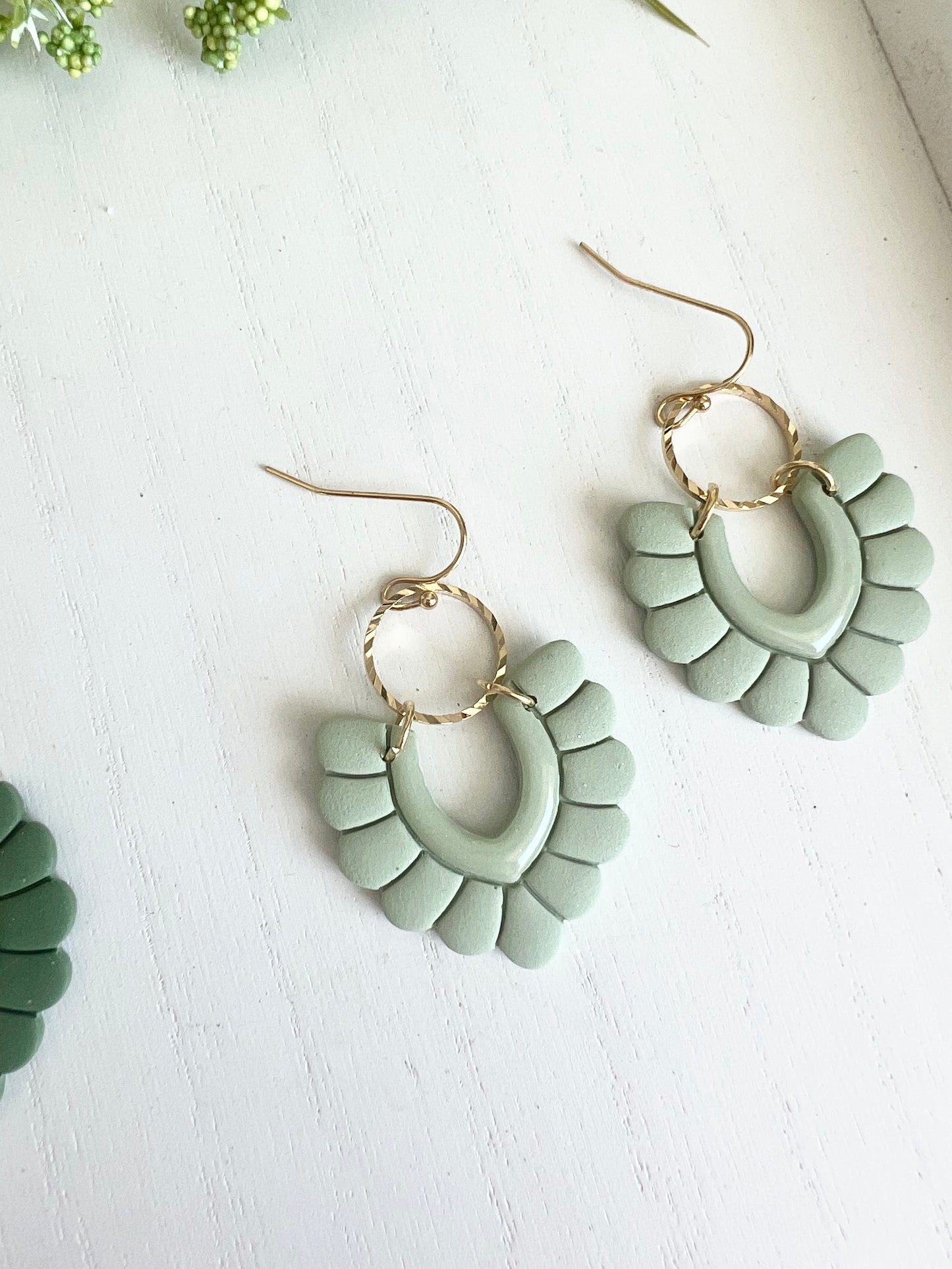 Green Bubble V Dangles