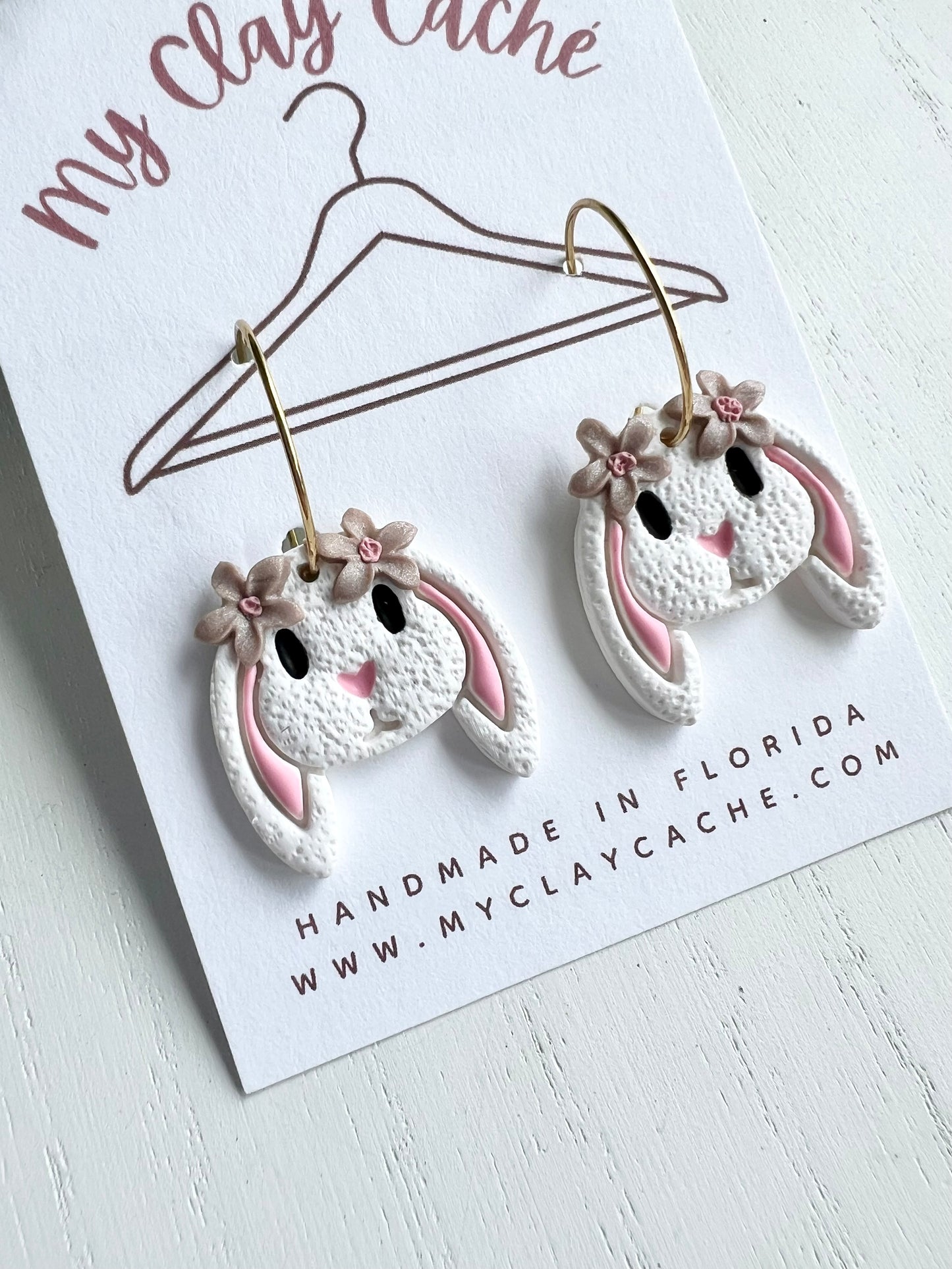 Pigtail Bunny Hoops