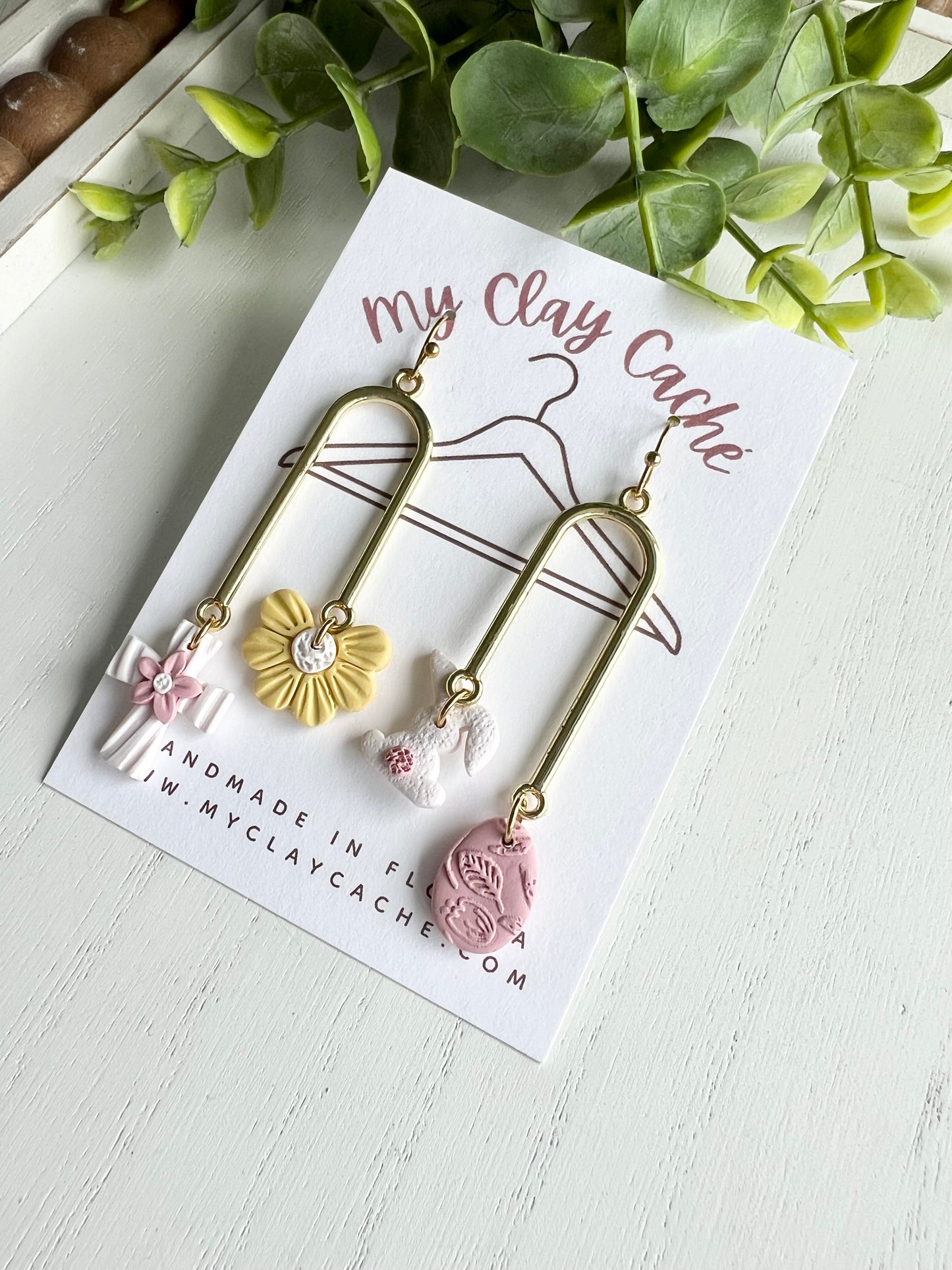 Asymmetrical Easter Dangles