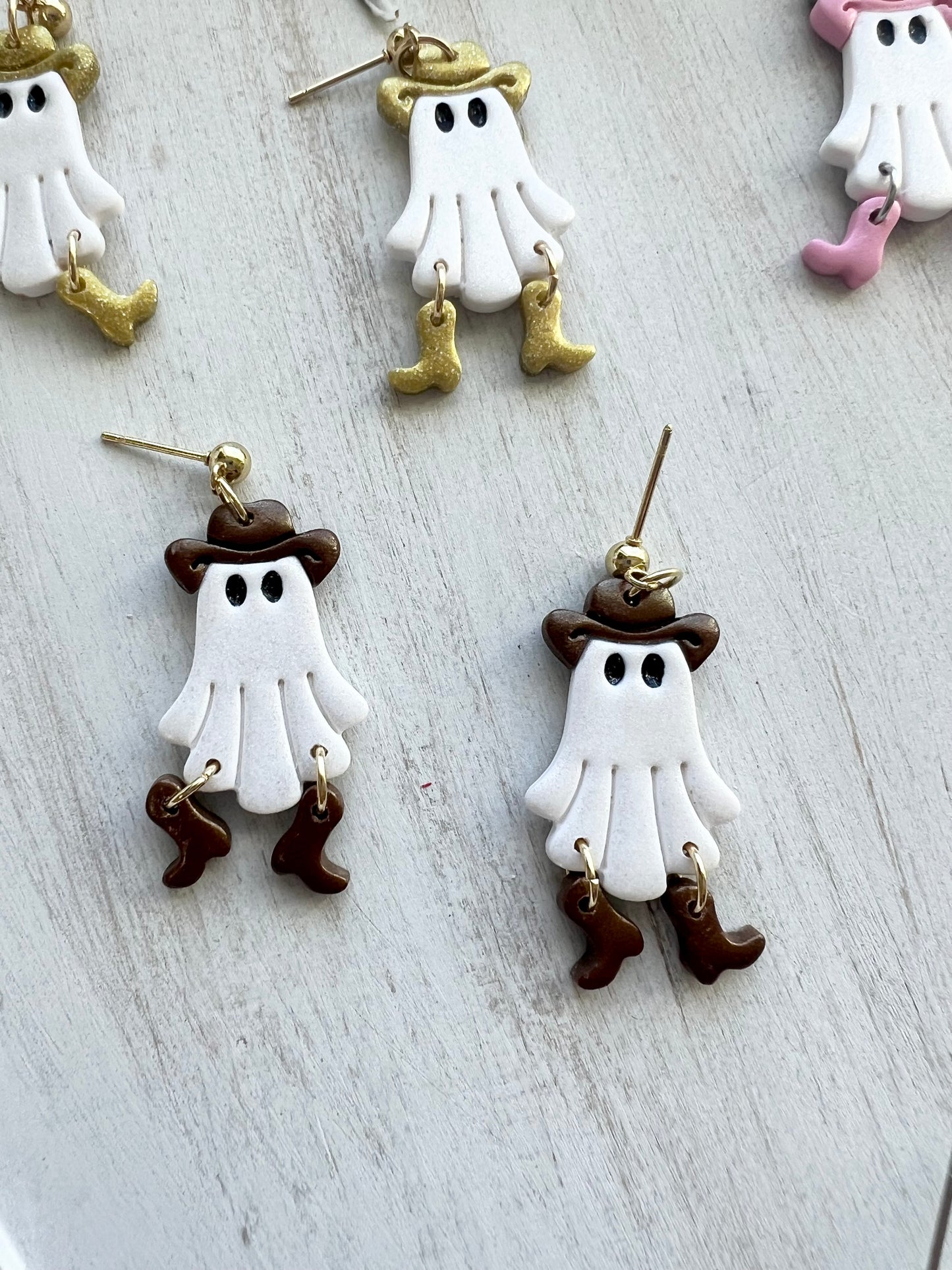 Cowboy Ghost Dangles