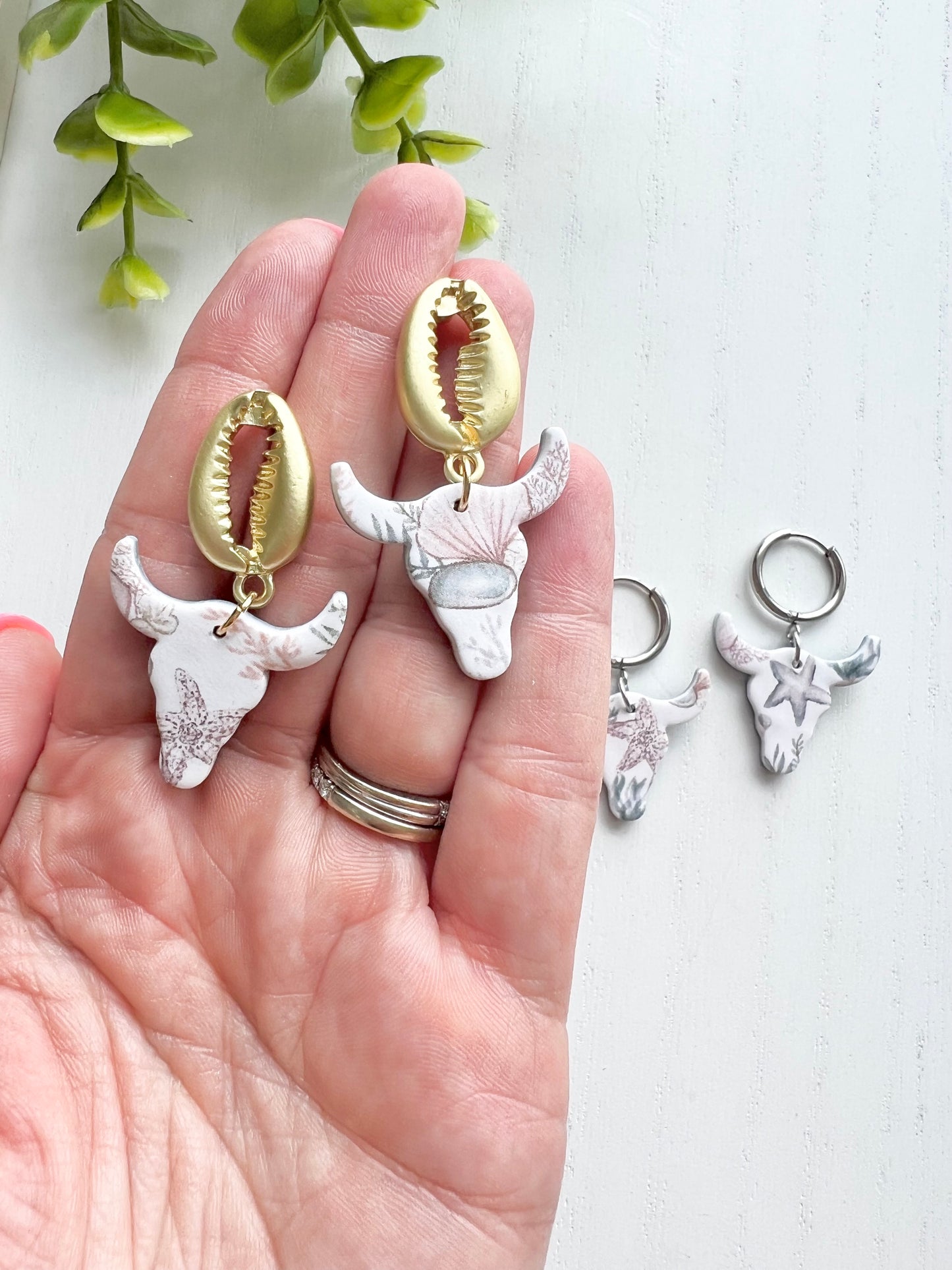 Coastal Bull Earrings