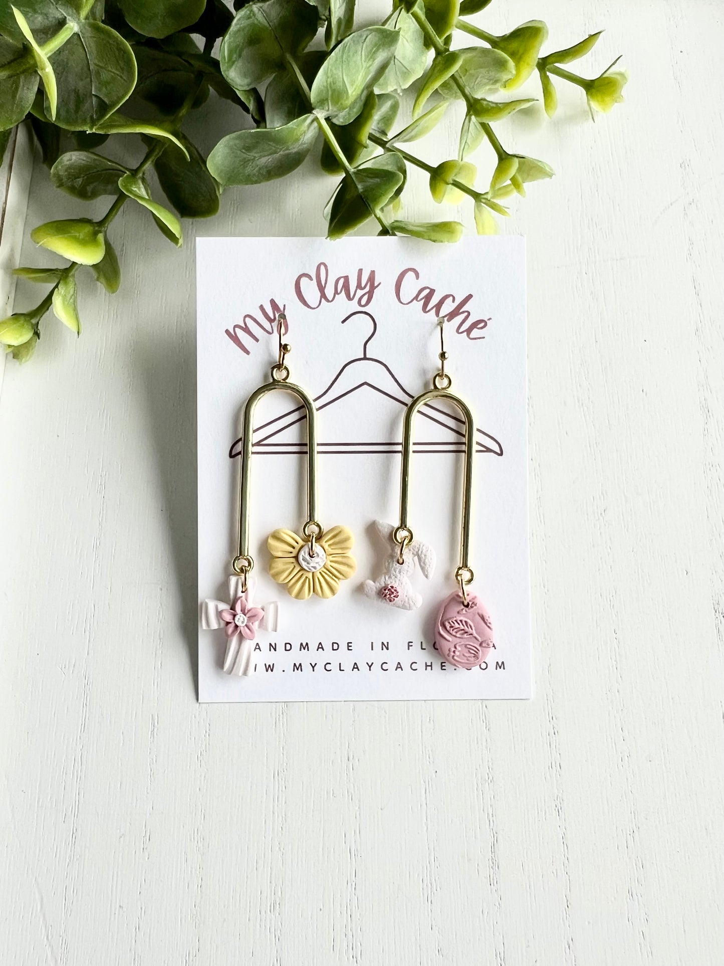 Asymmetrical Easter Dangles