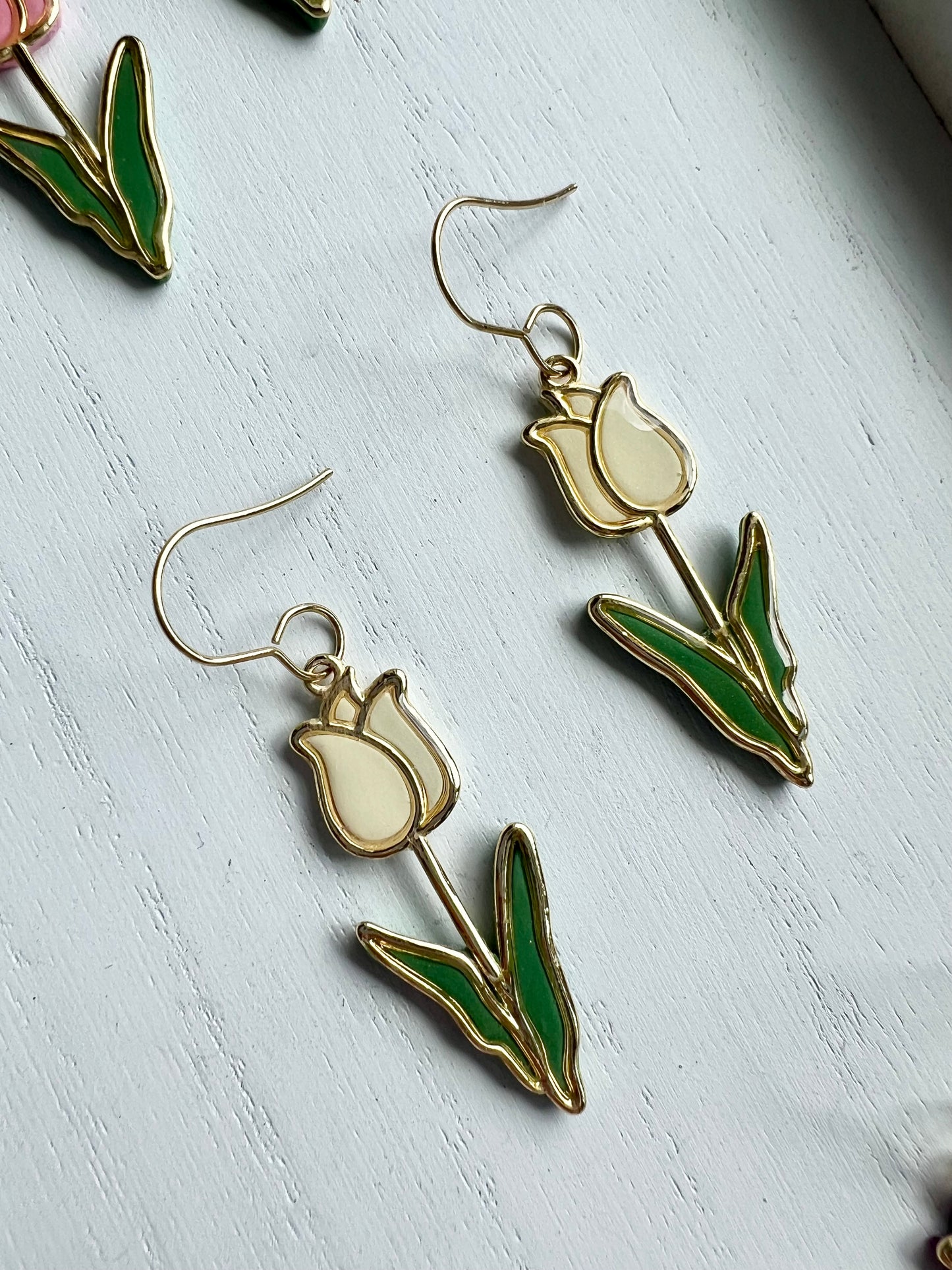 Resin Tulip Dangles