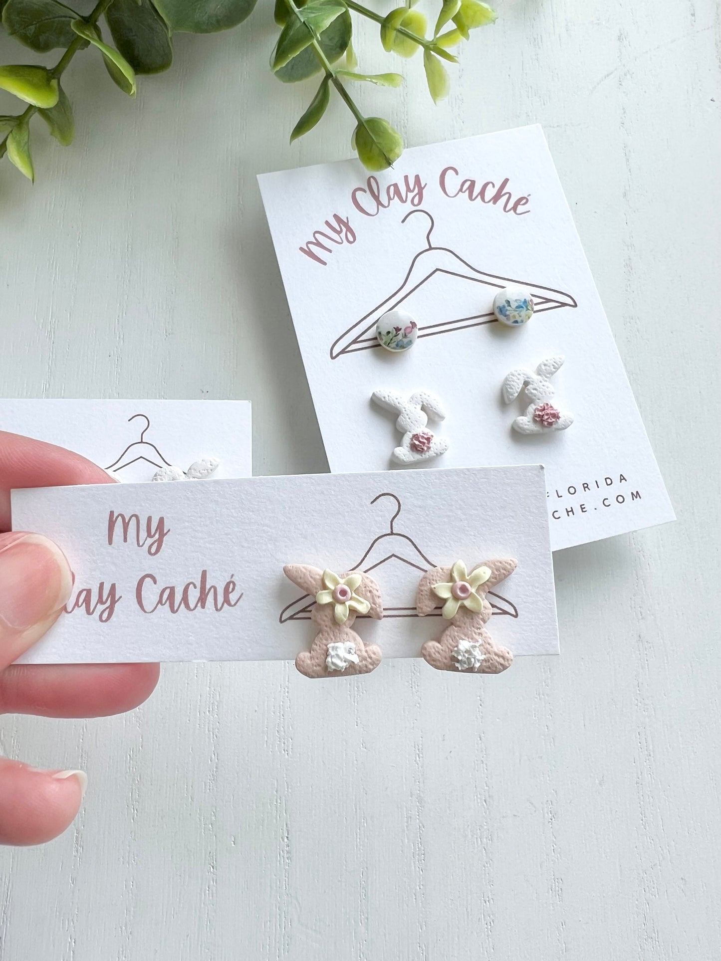 Floppy Bunny Studs