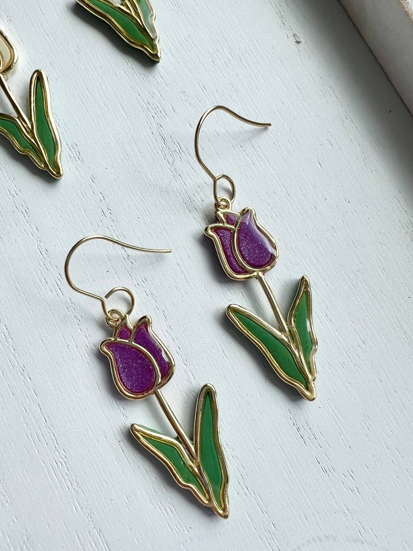 Resin Tulip Dangles