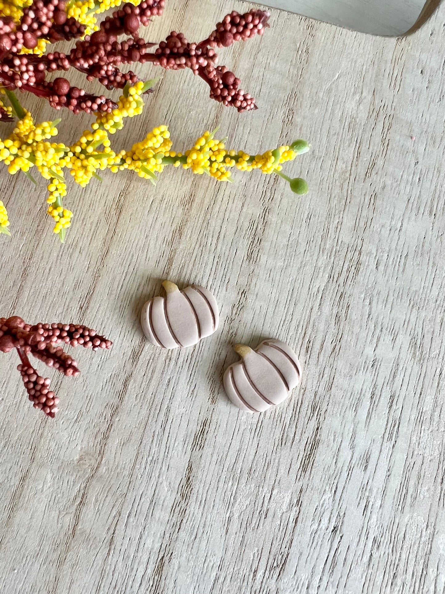Pumpkin Studs/Dainty Hoops