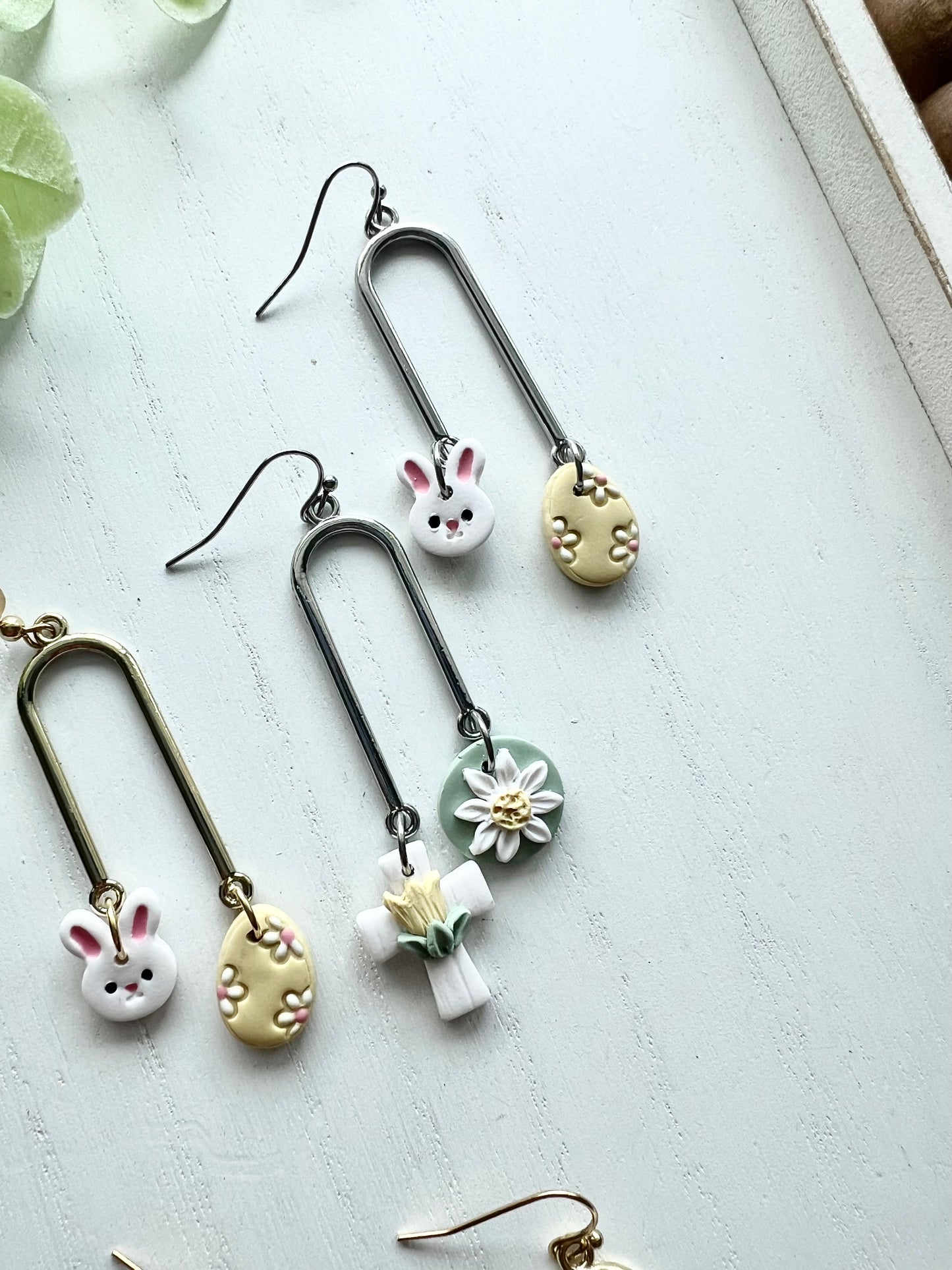 Asymmetrical Easter Dangles