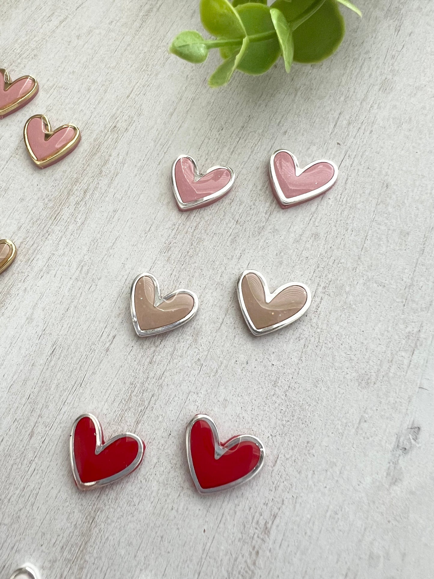 Heart Studs