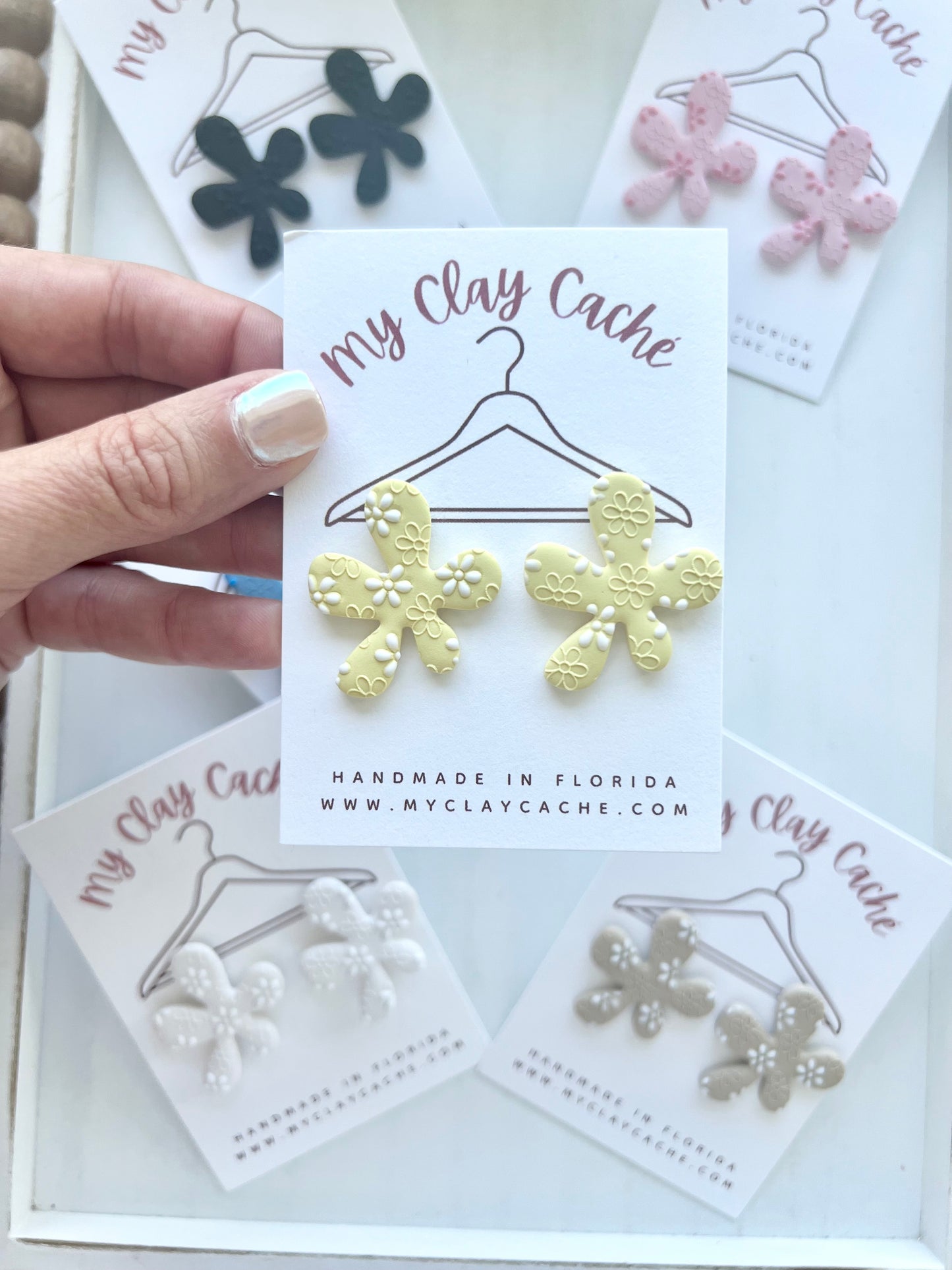 Funky Flower Statement Studs