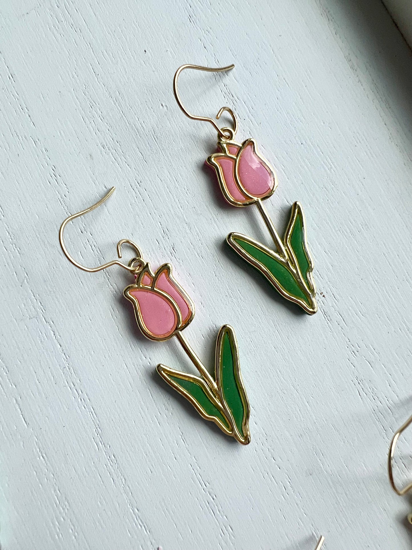Resin Tulip Dangles