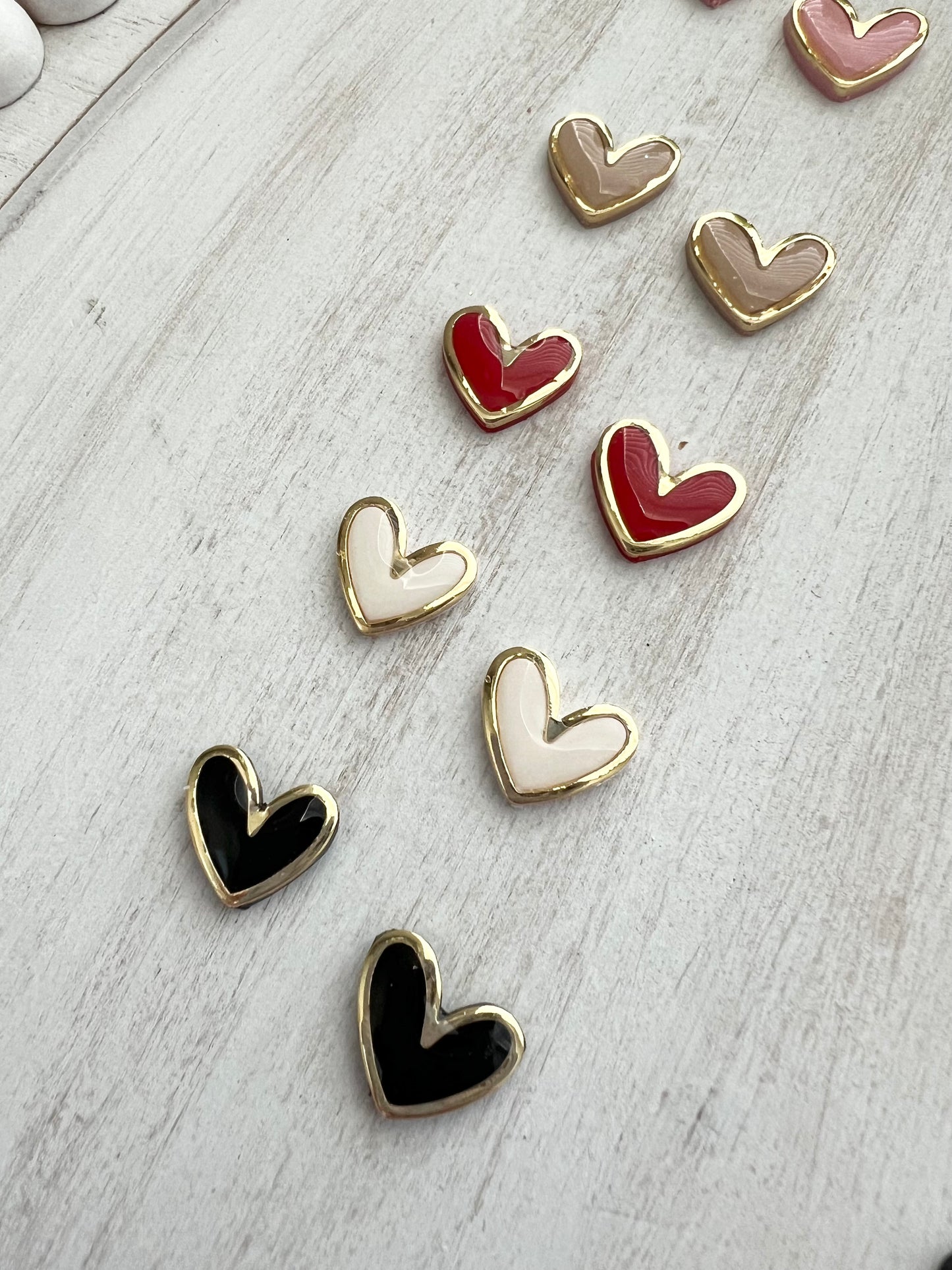 Heart Studs