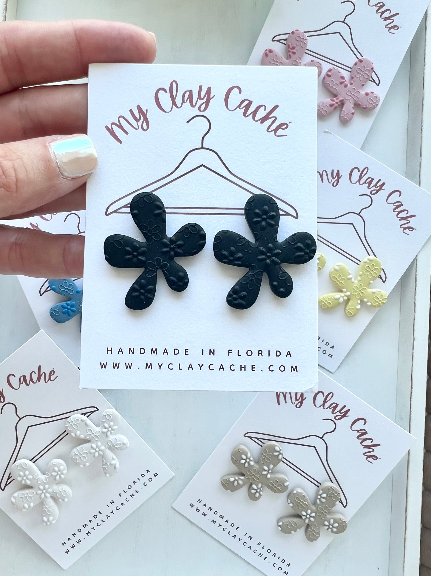 Funky Flower Statement Studs