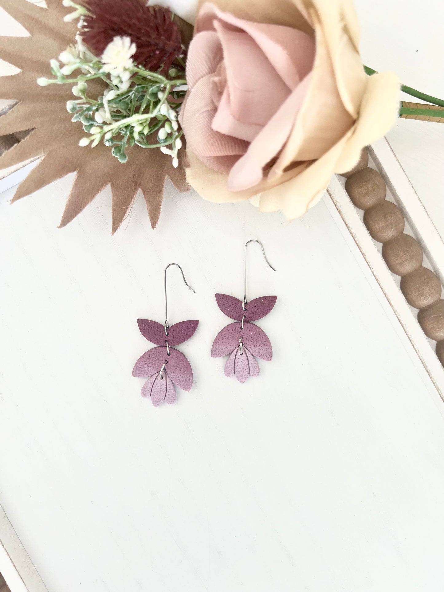 Floral Drop Dangles