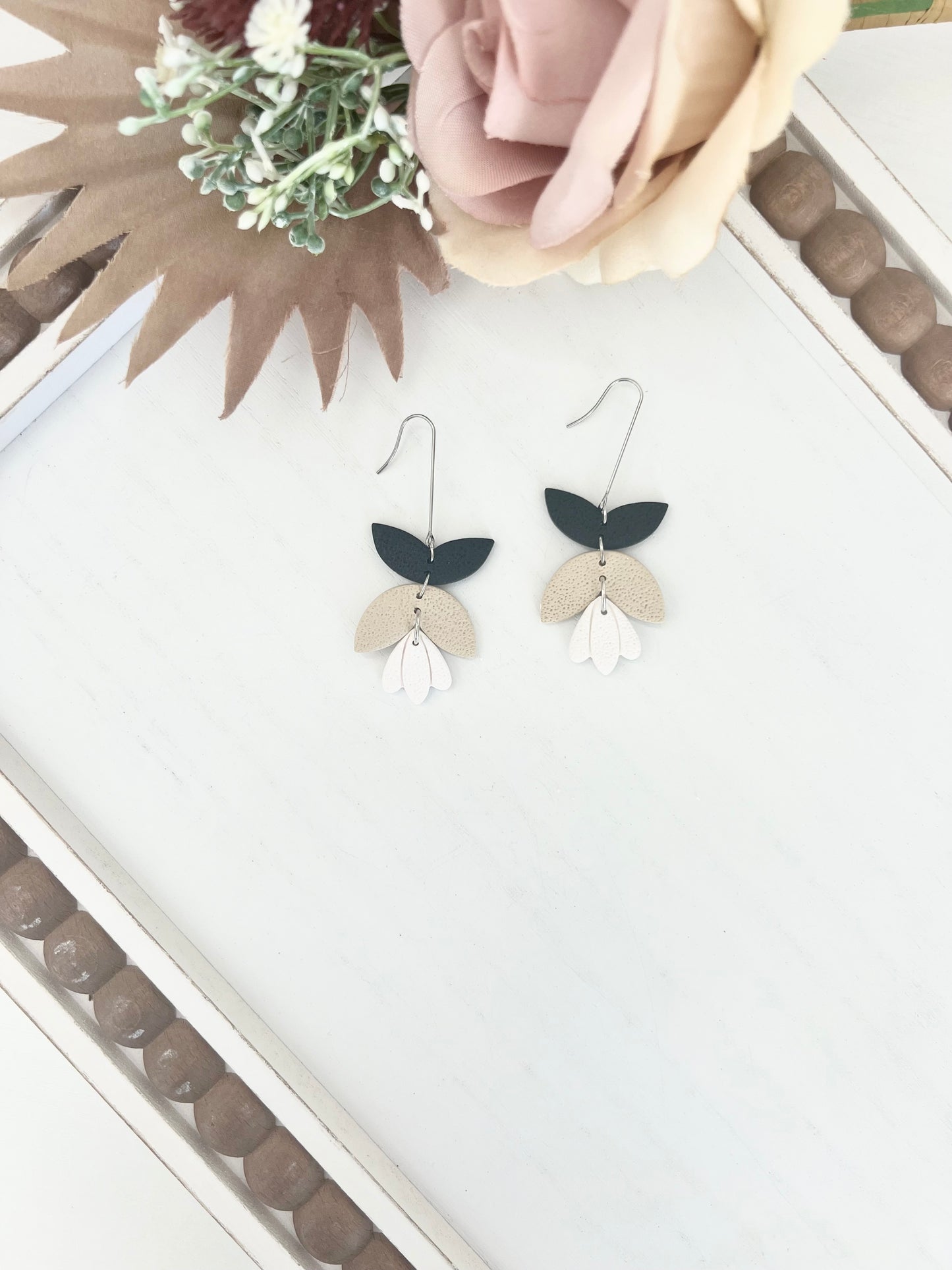 Floral Drop Dangles