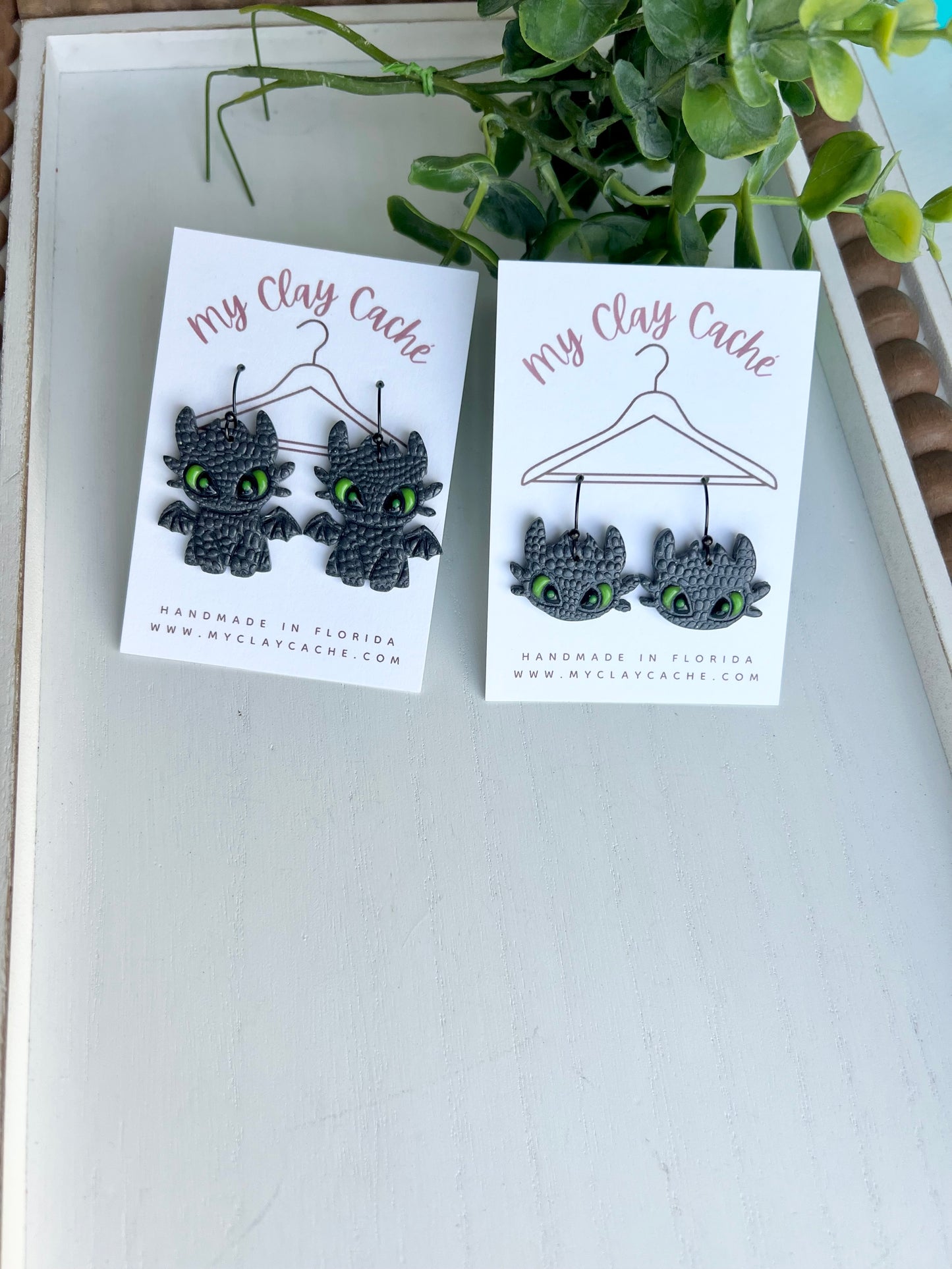 Toothless Earrings/Keychains