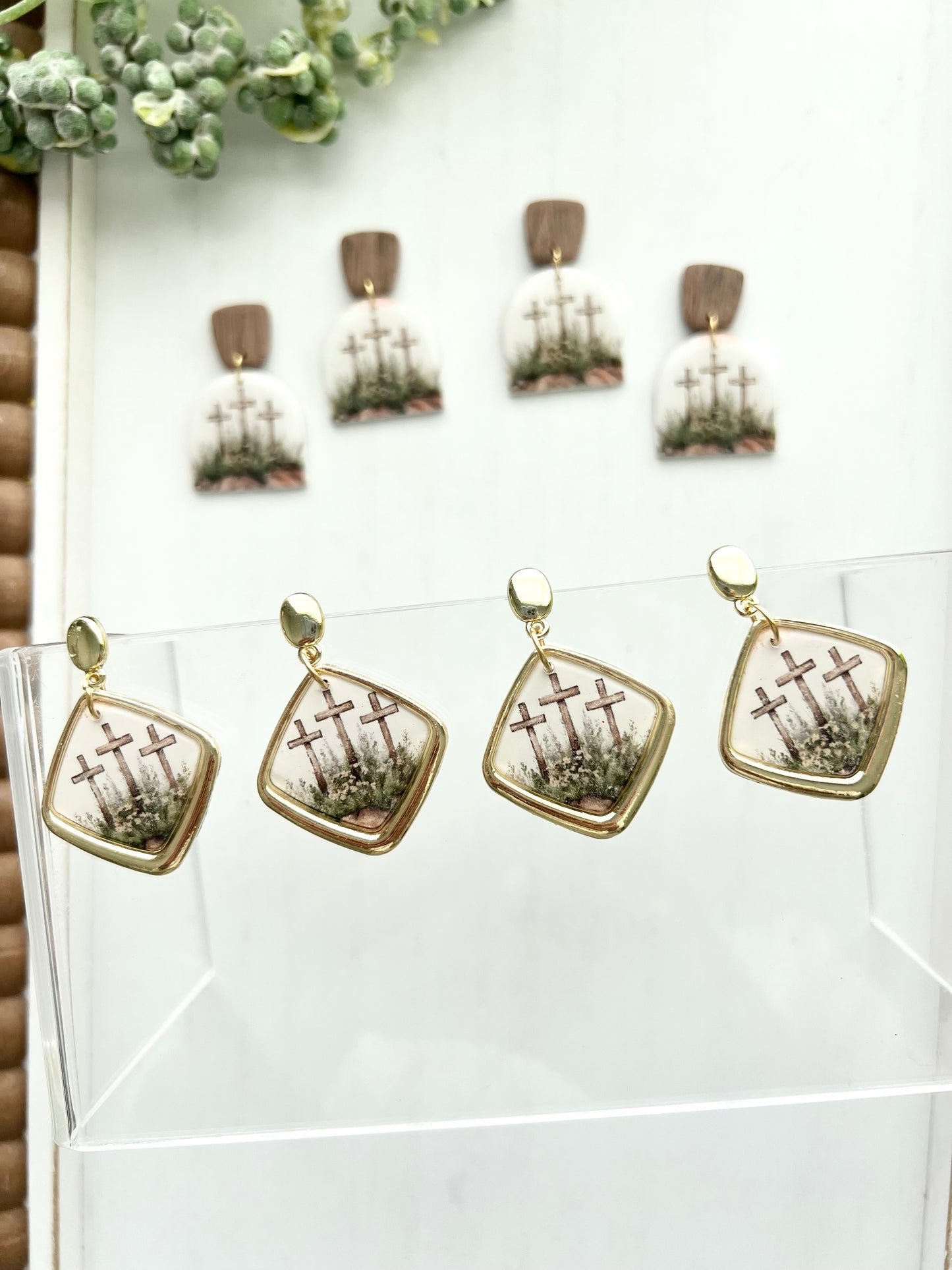 Triple Cross Dangles