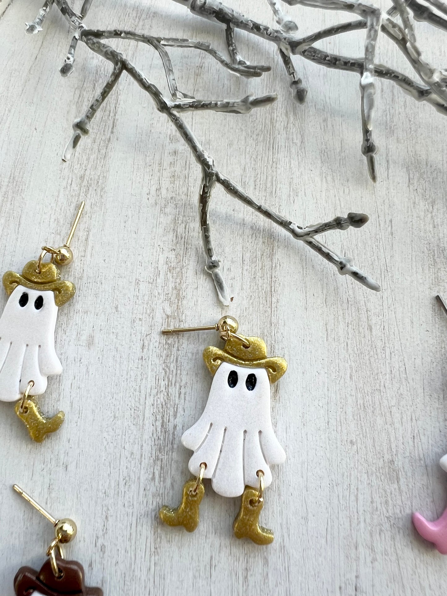 Cowboy Ghost Dangles