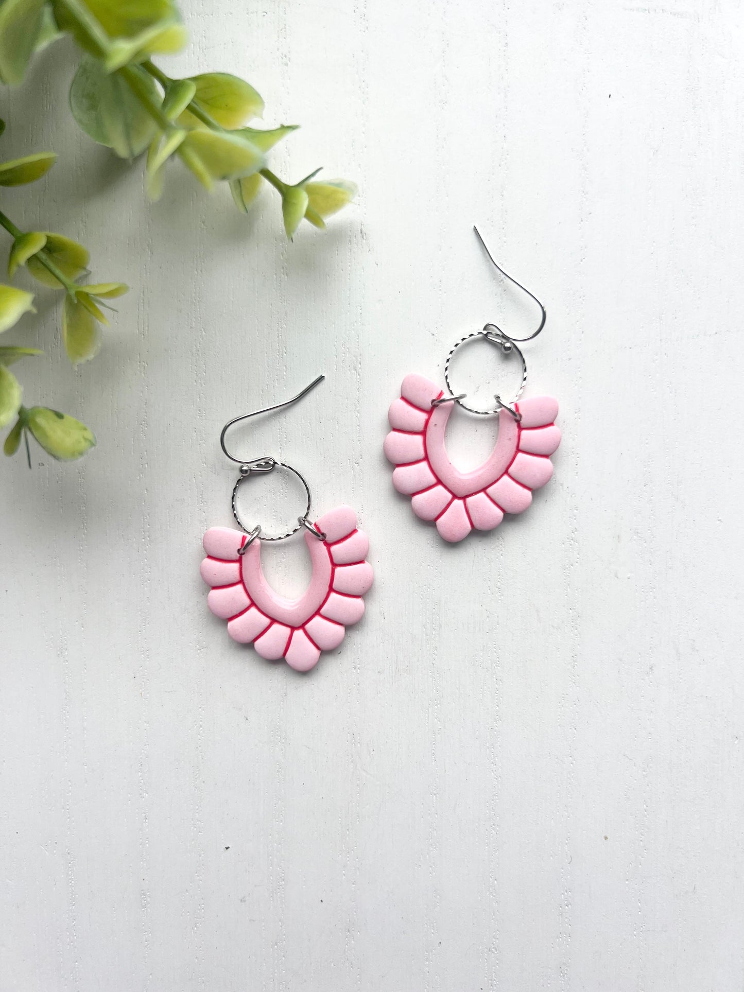 Pink Bubble V Dangles