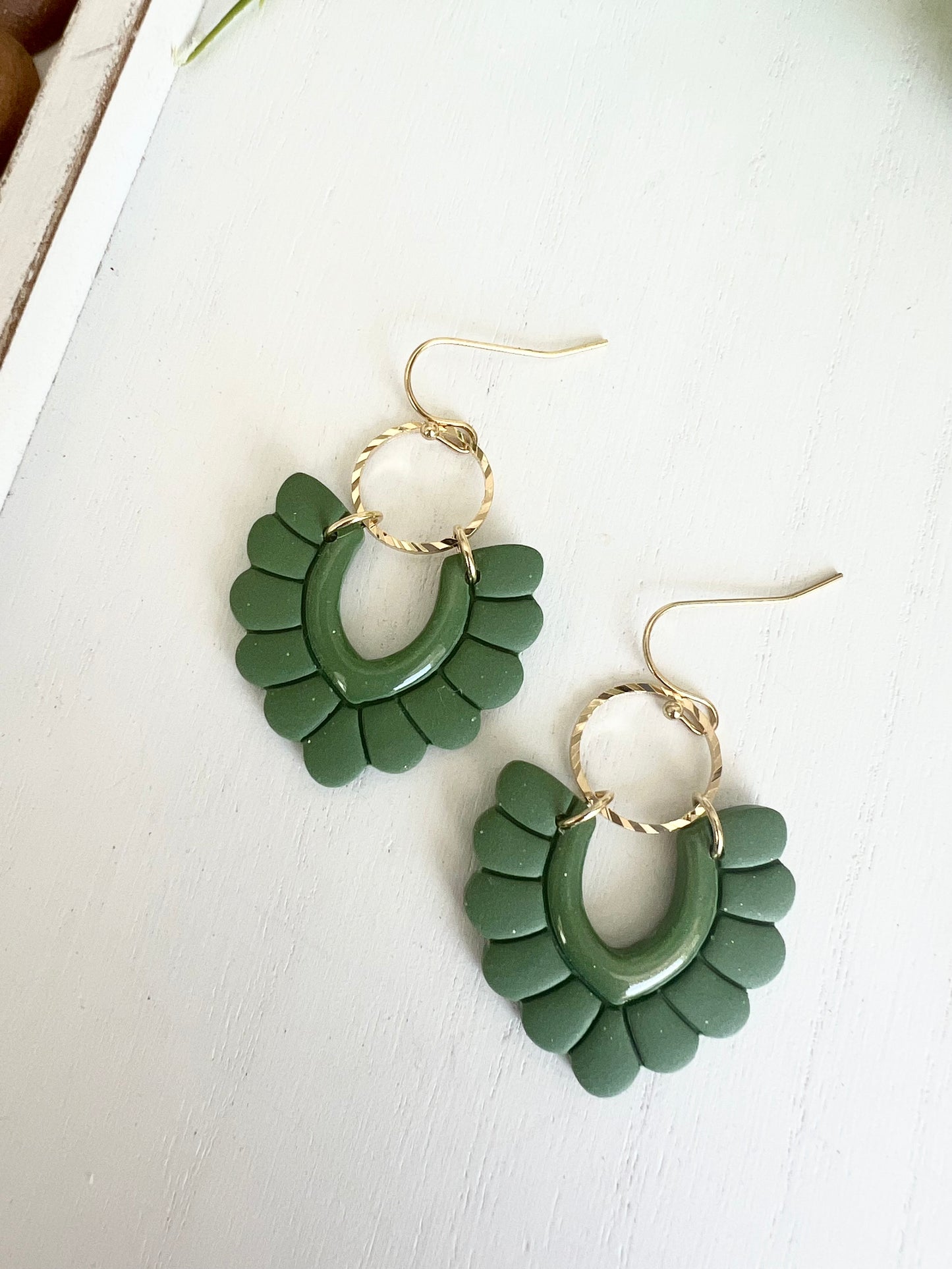 Green Bubble V Dangles