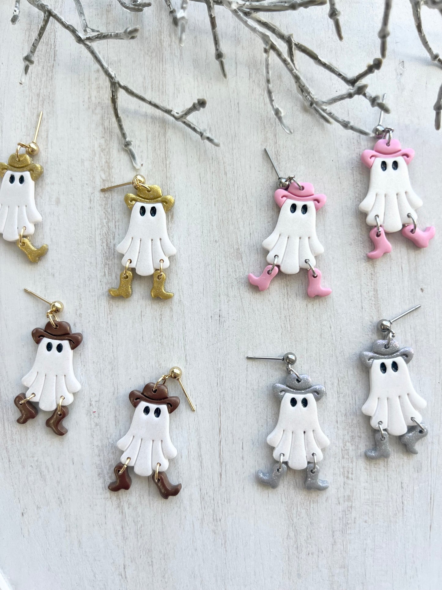 Cowboy Ghost Dangles