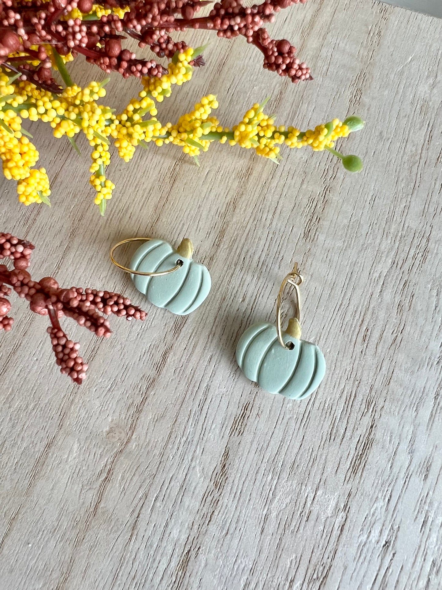 Pumpkin Studs/Dainty Hoops