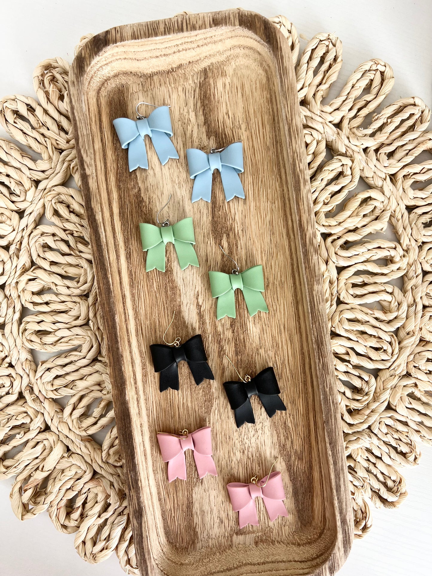 Large Bow Dangles