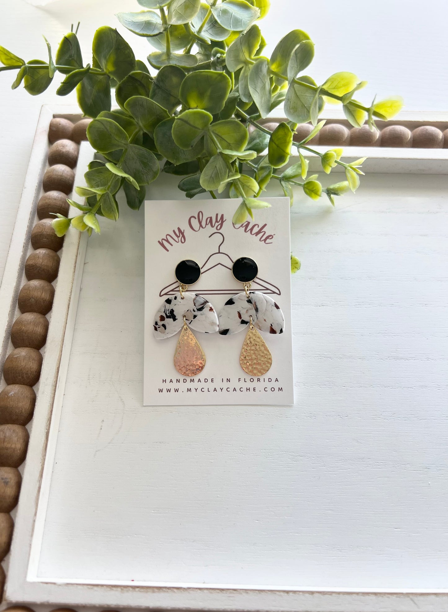 Moody Gold Charm Dangles