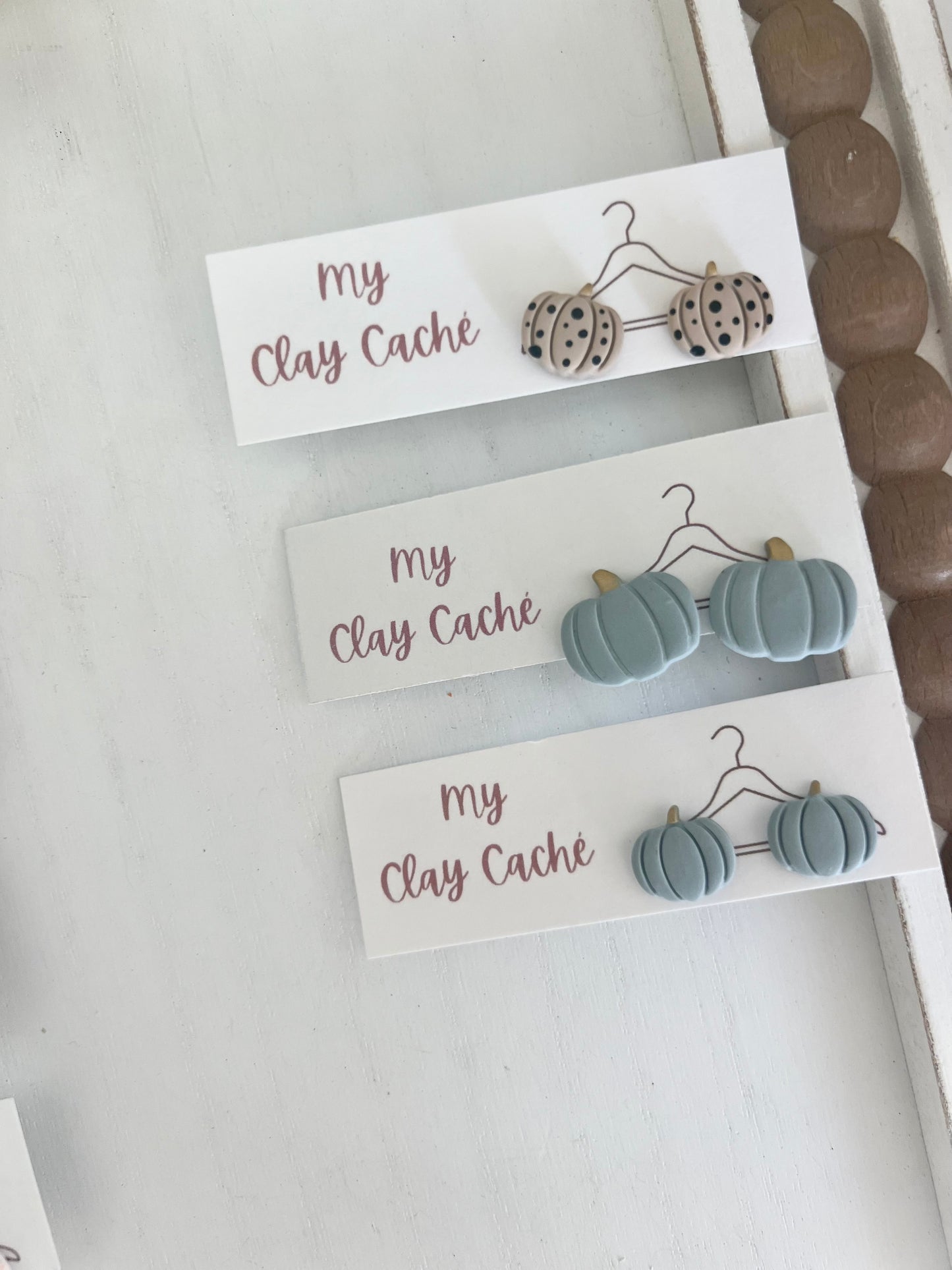 Small Pumpkin Studs (various colors)