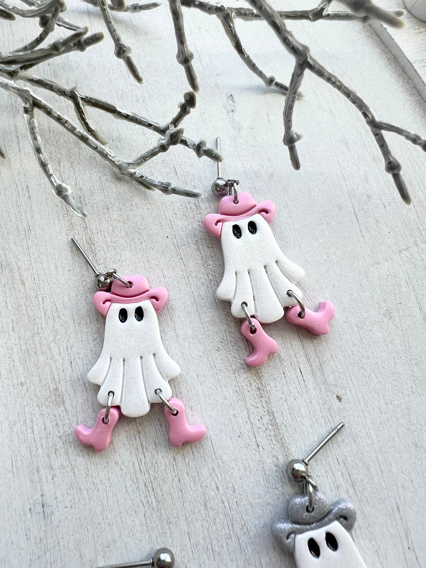 Cowboy Ghost Dangles