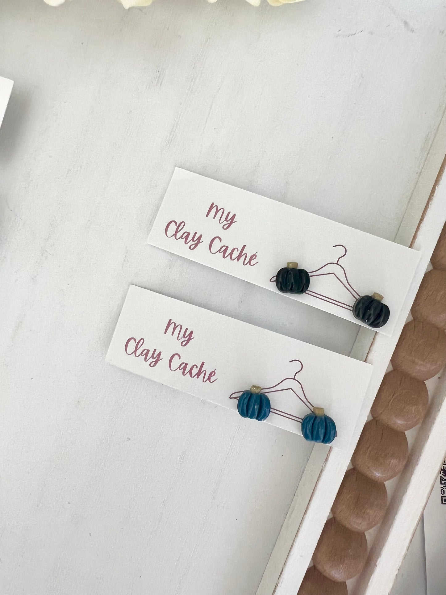 Mini Pumpkin Studs (various colors)