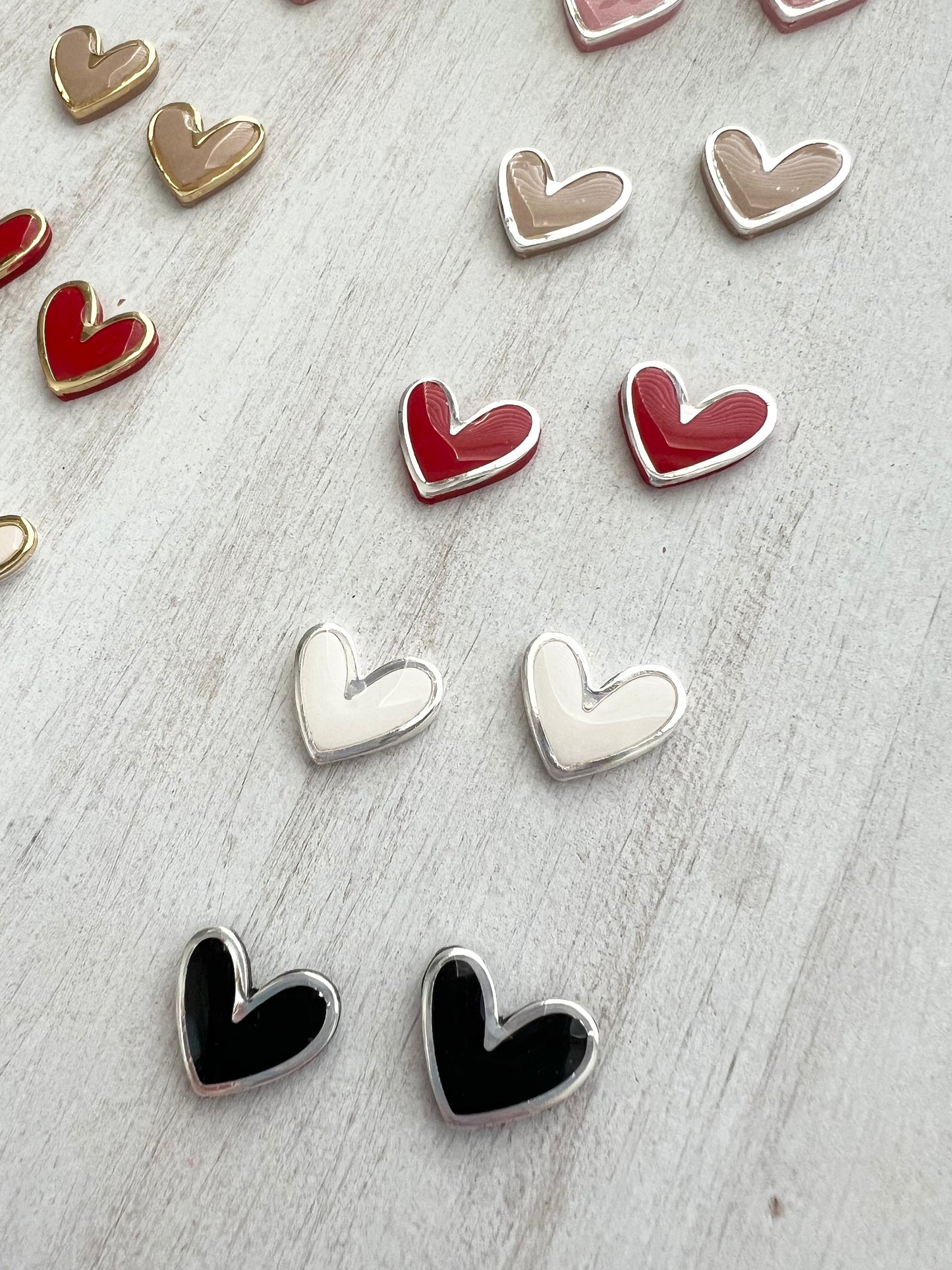 Heart Studs