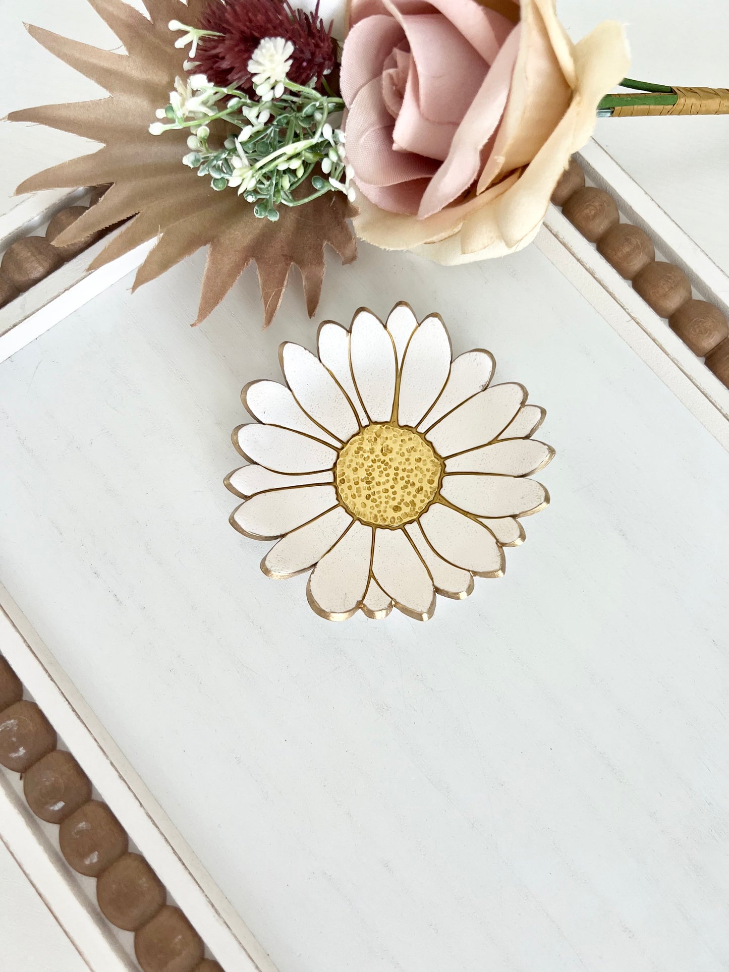 Floral Trinket Dish