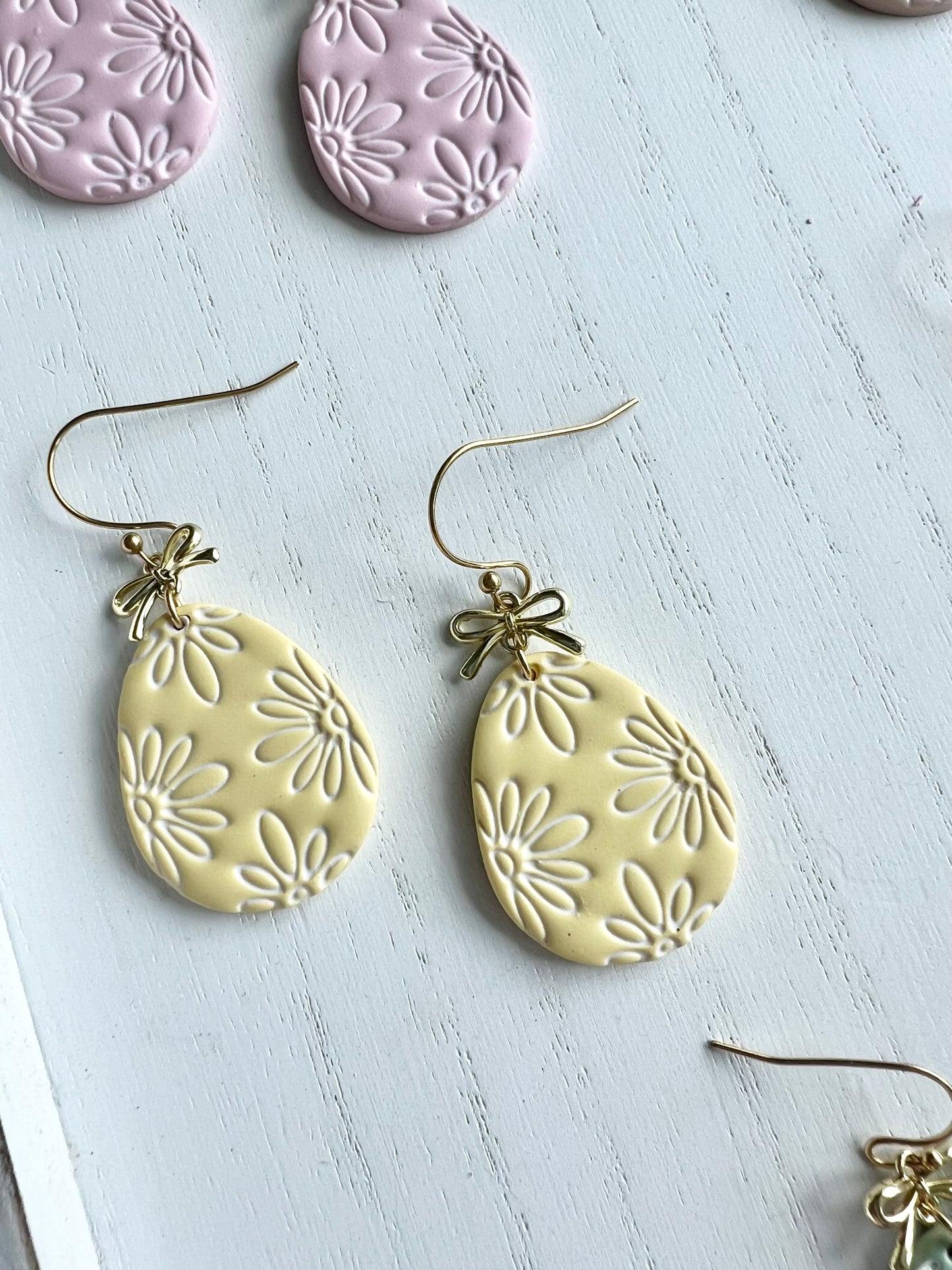 Boho Floral Egg Dangles