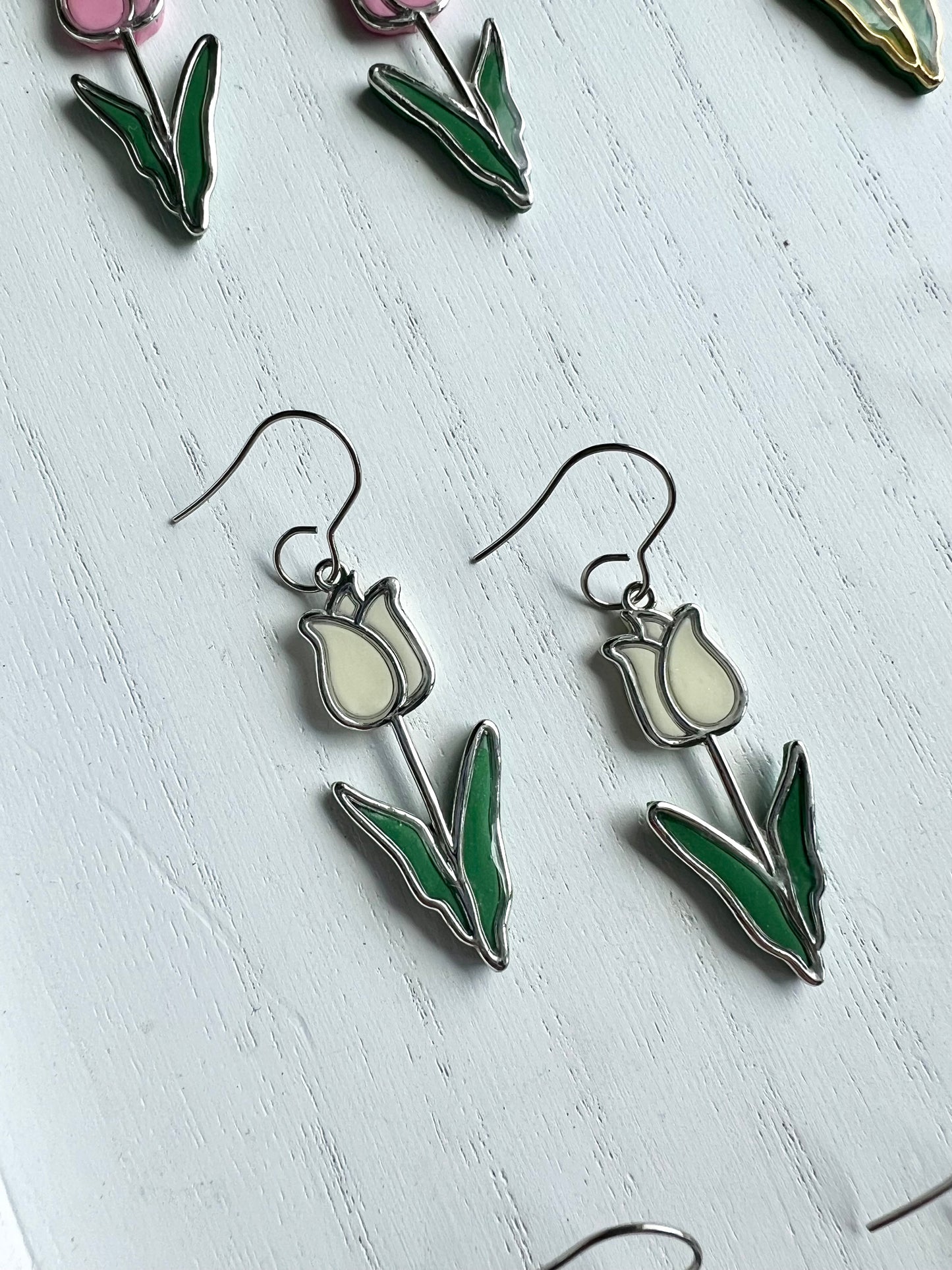Resin Tulip Dangles