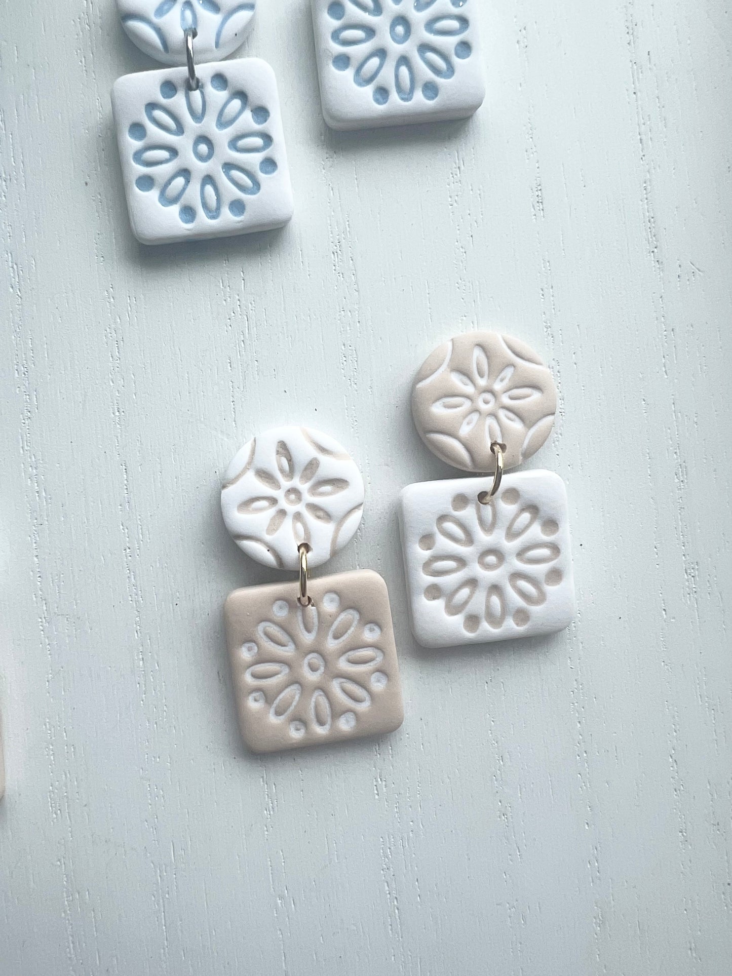 Boho Summer Tile Dangles