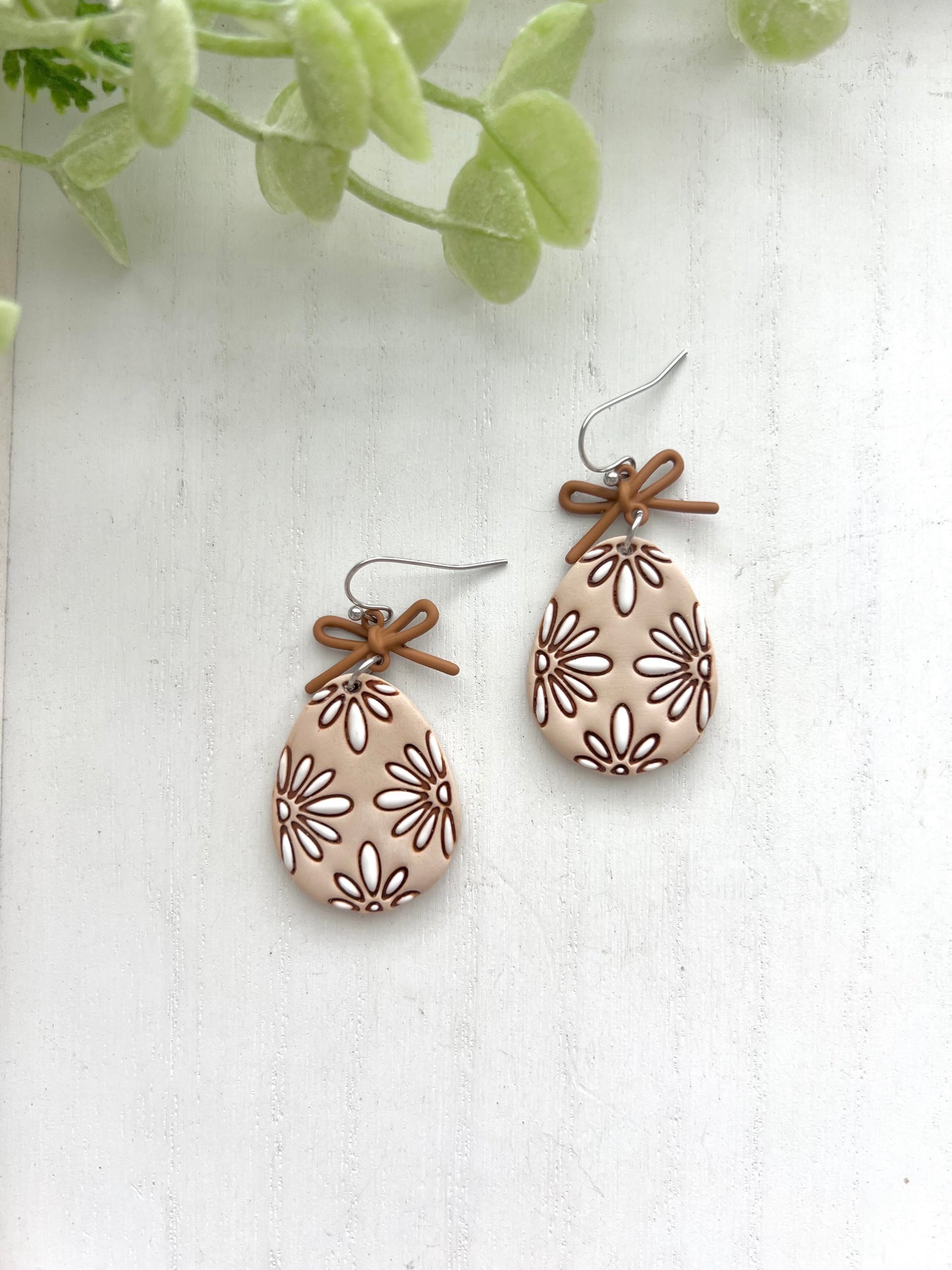 Boho Egg Dangles (Various Colors)