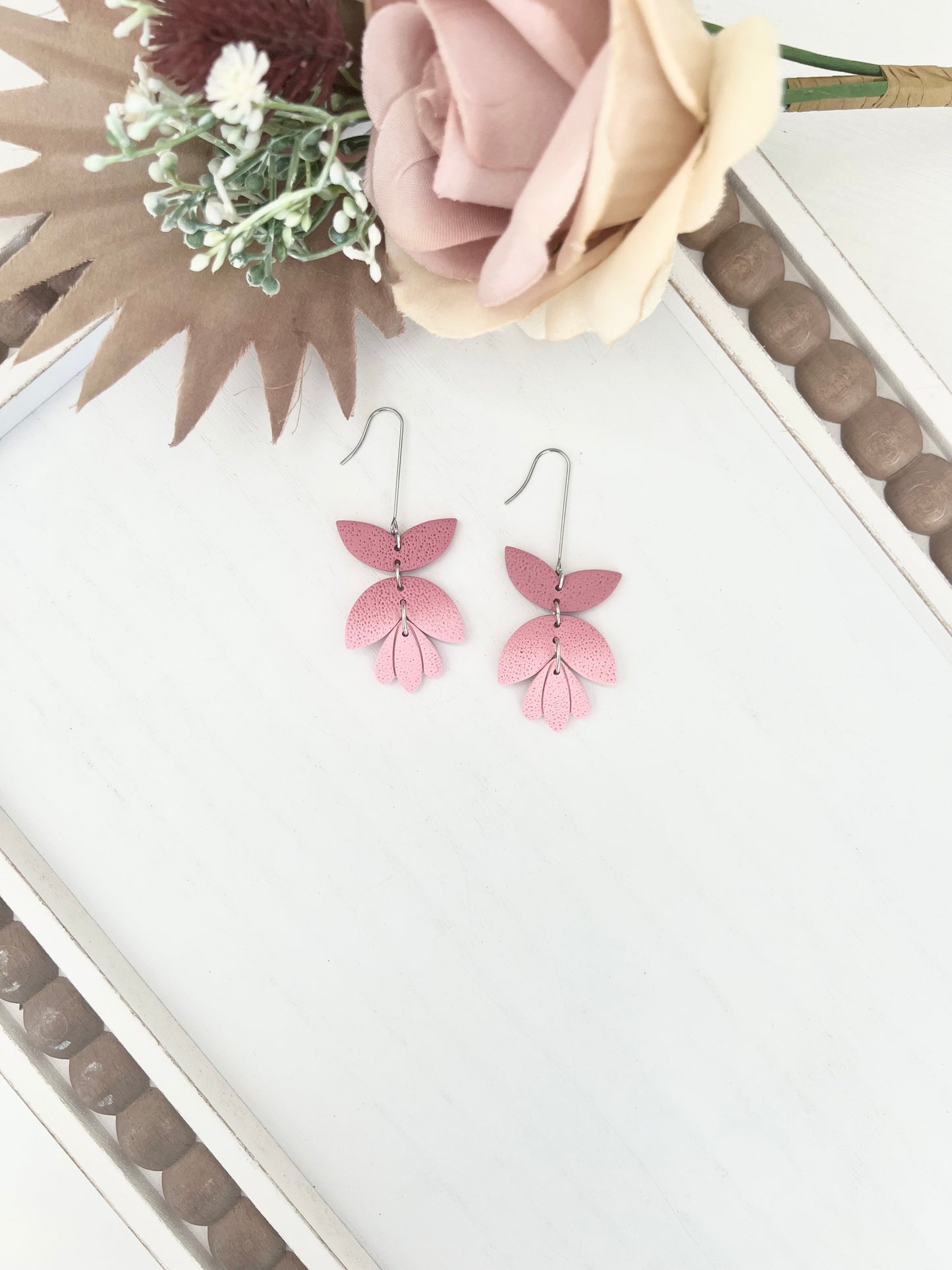 Floral Drop Dangles