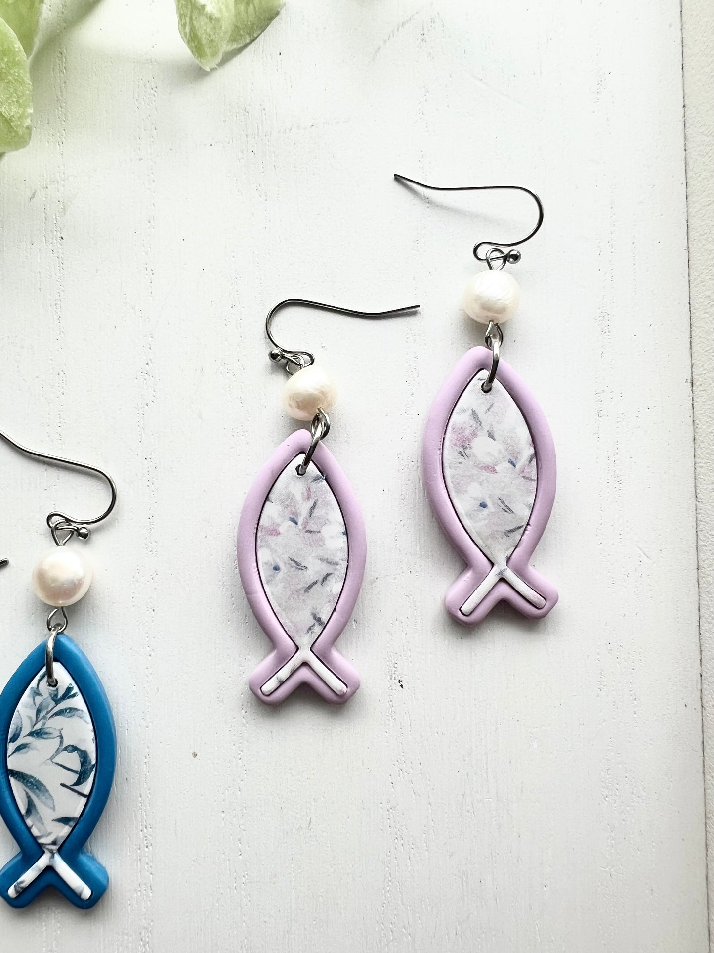 Christian Fish Dangles (various colors)