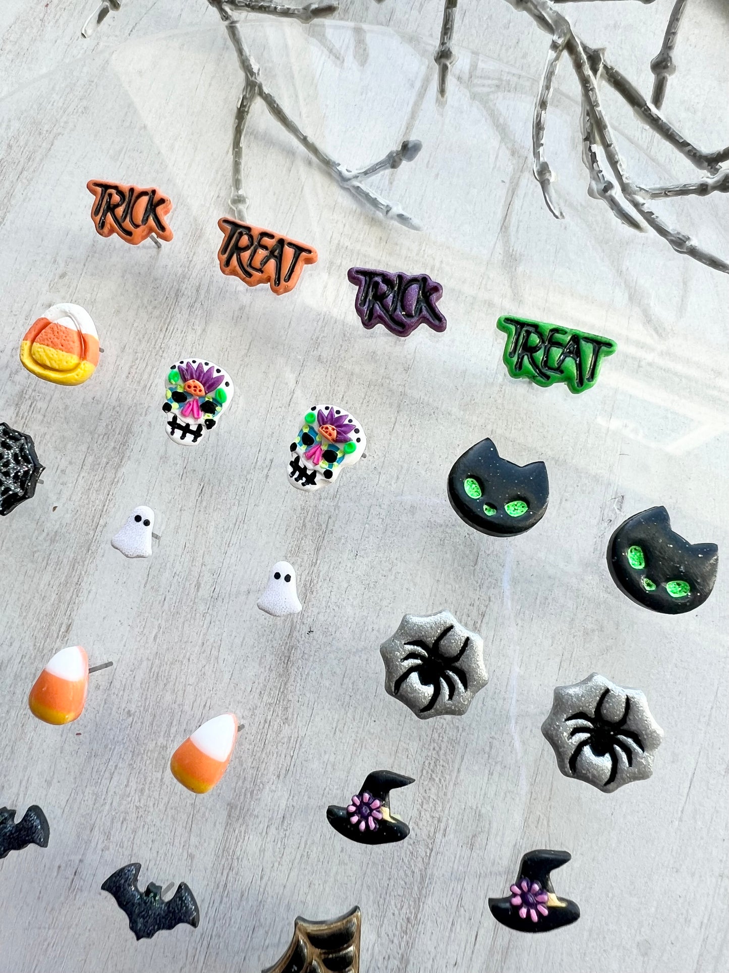 Halloween Studs (various styles)