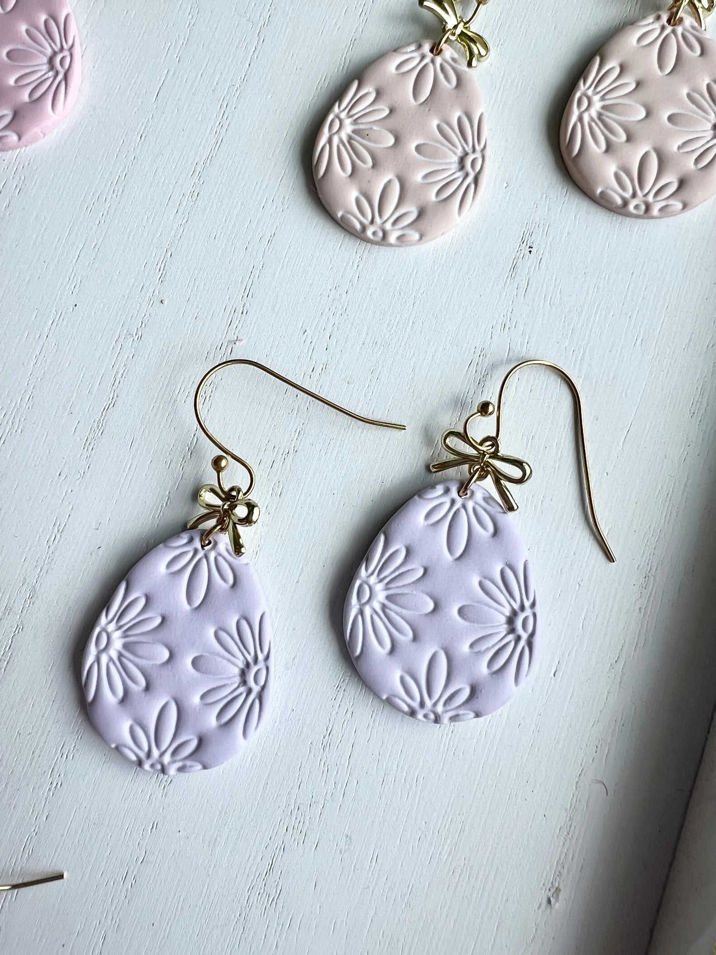 Boho Floral Egg Dangles