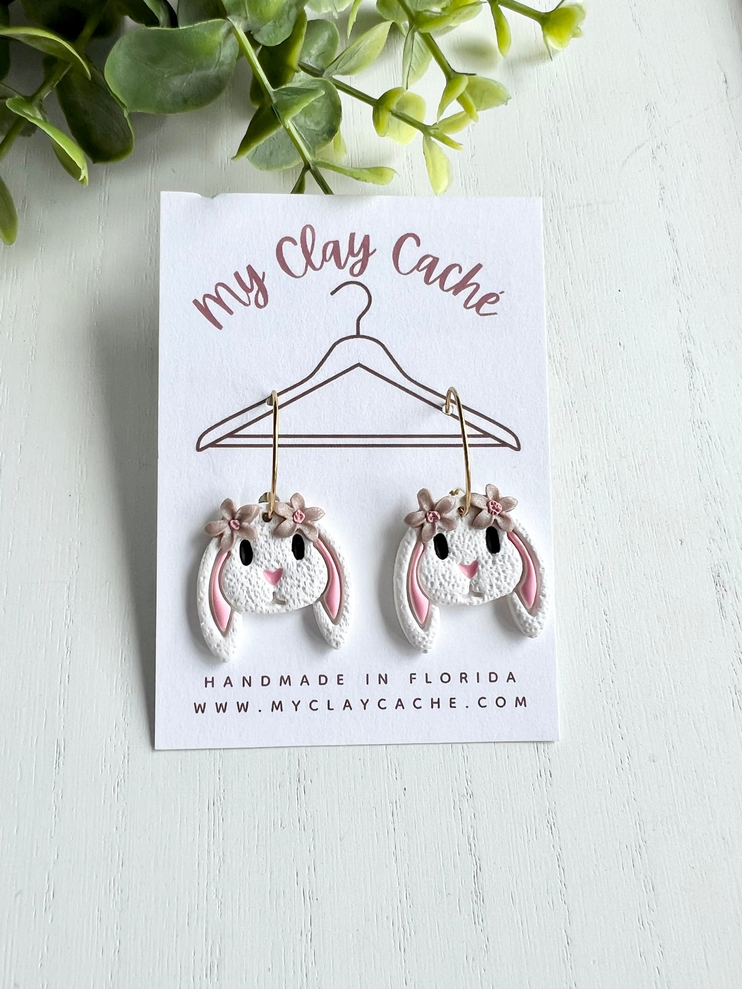 Pigtail Bunny Hoops