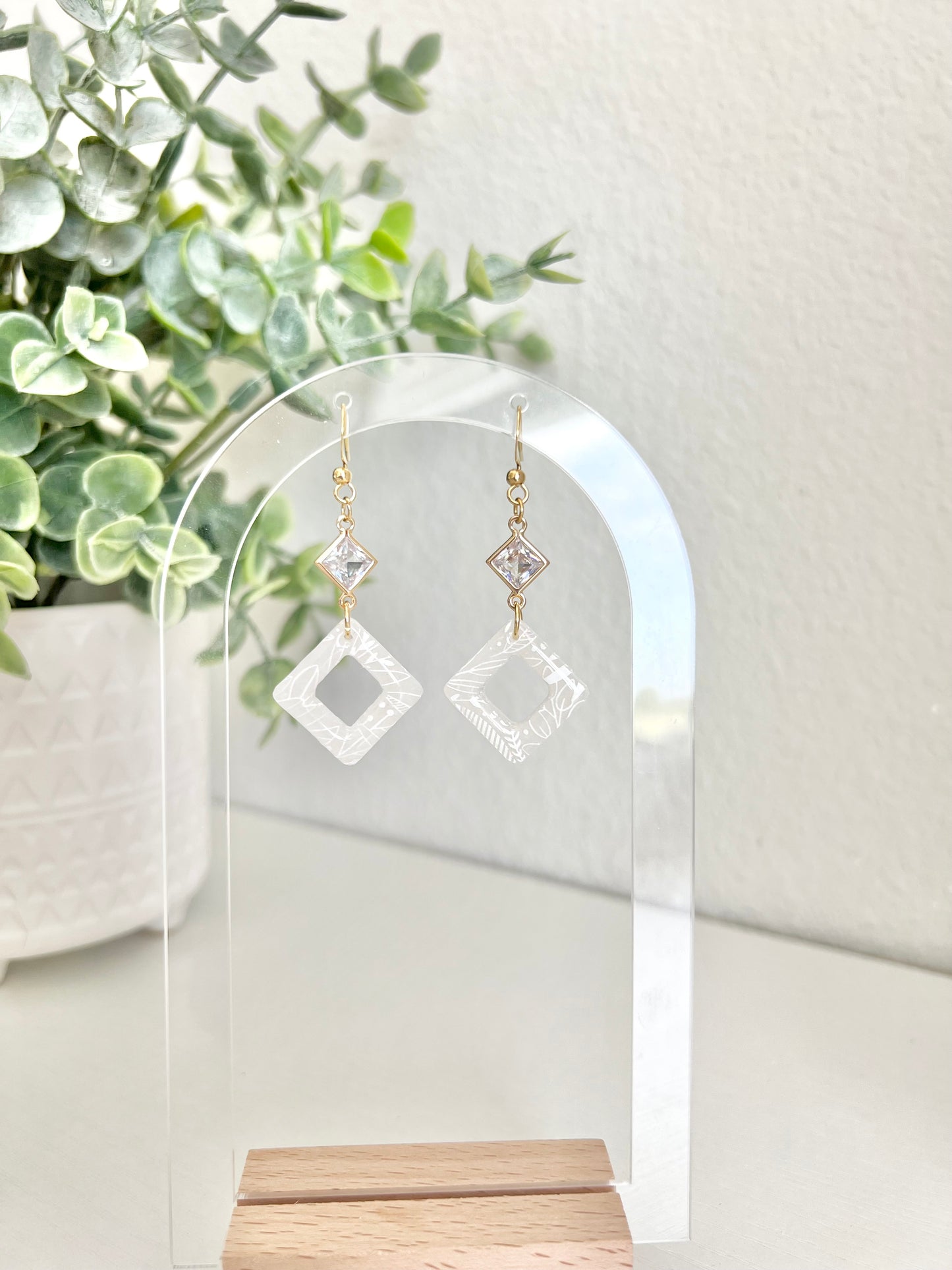 Translucent Dangle Earrings