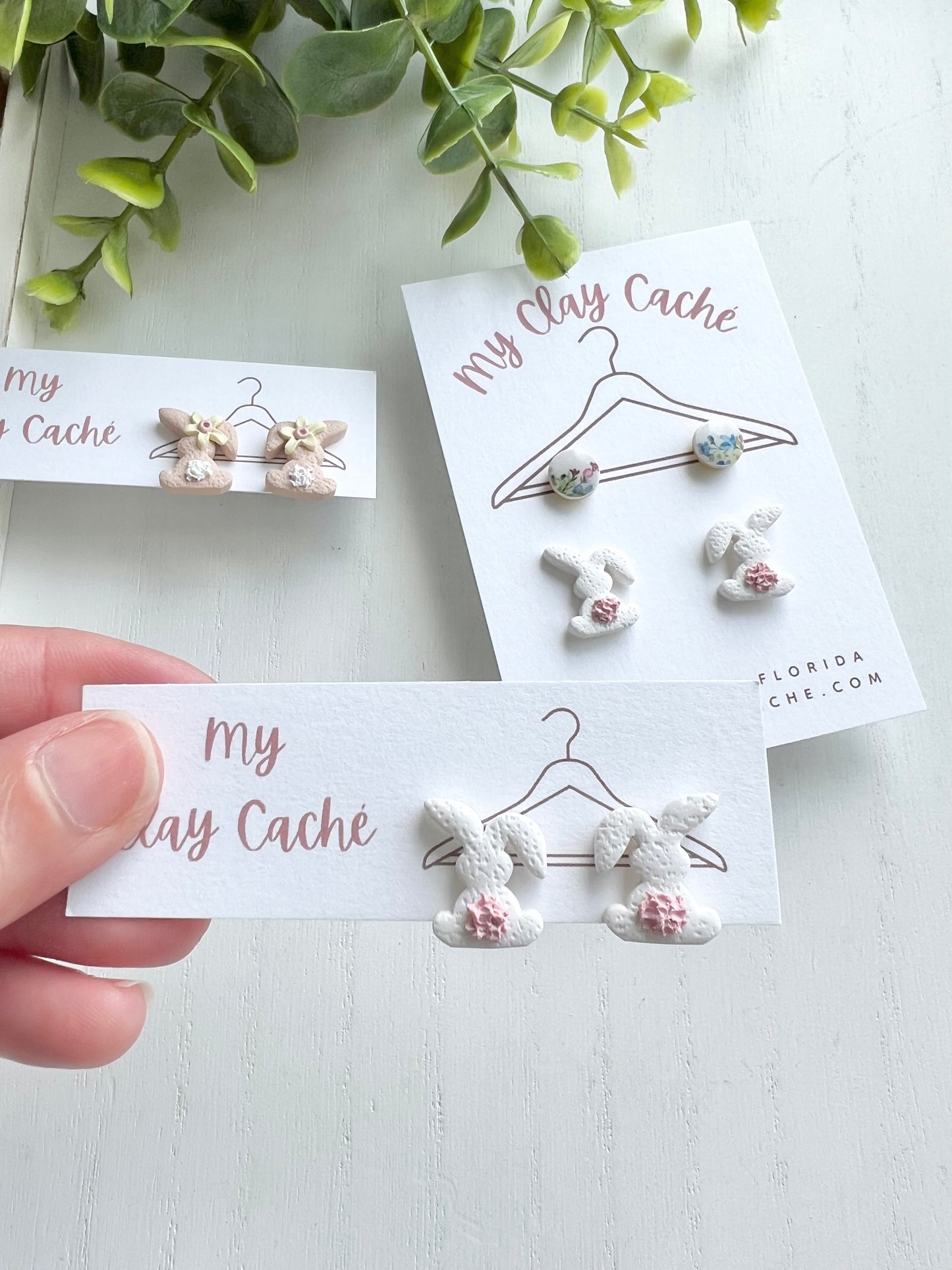Floppy Bunny Studs