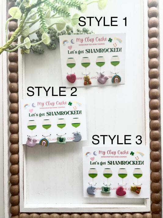 St. Patrick’s Day Wine Charms