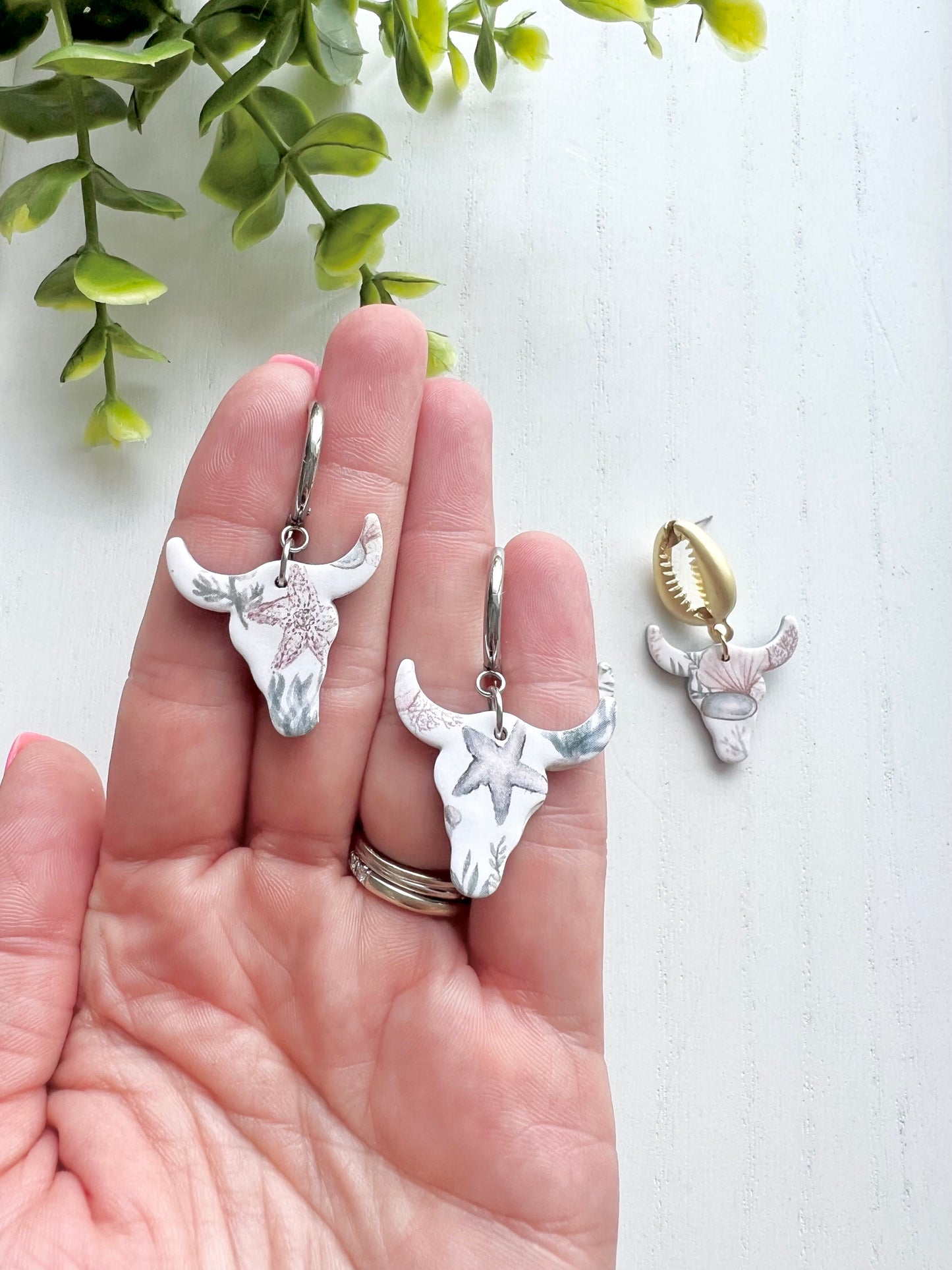 Coastal Bull Earrings